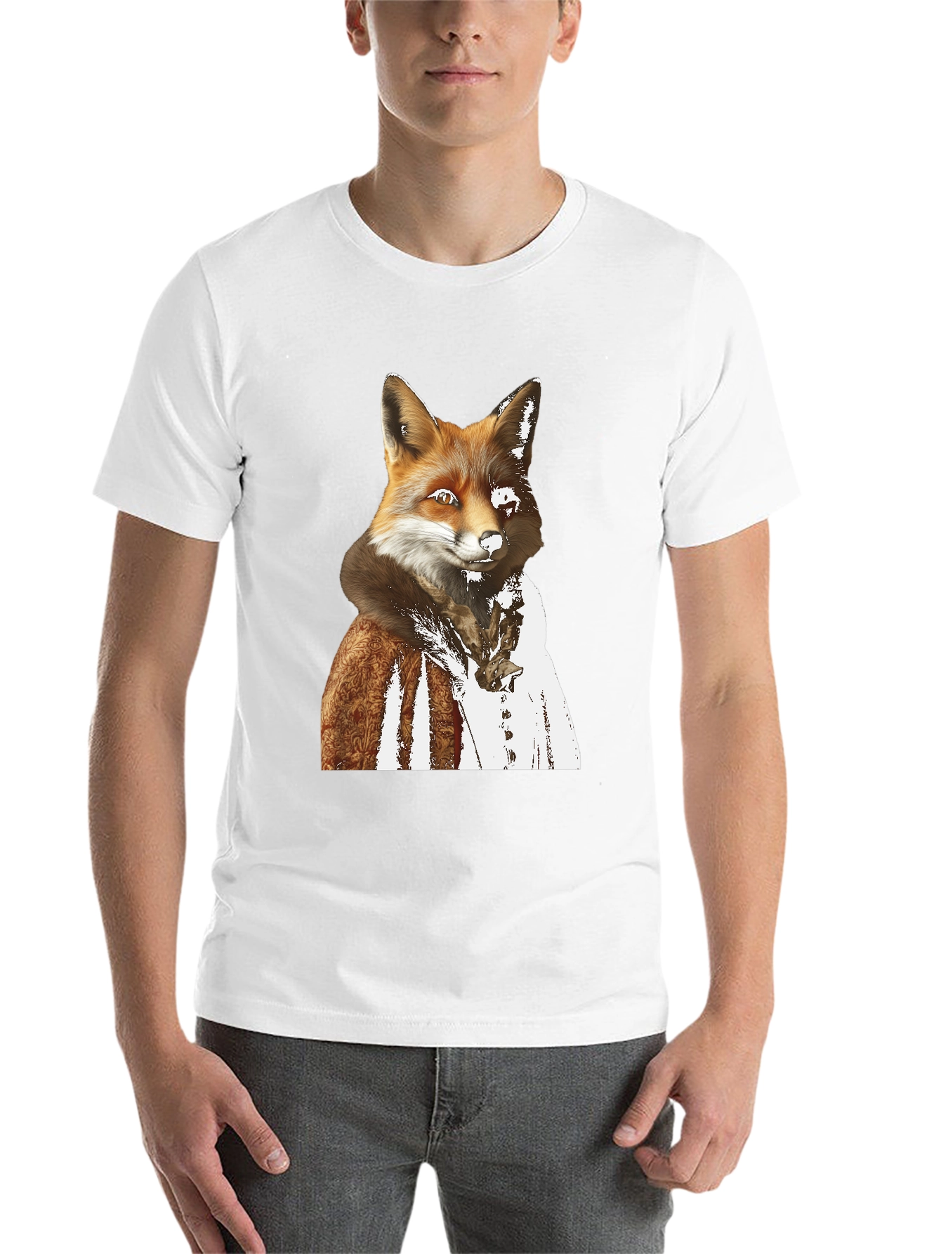 Black Fox Gentleman Graphic T-Shirt view 14
