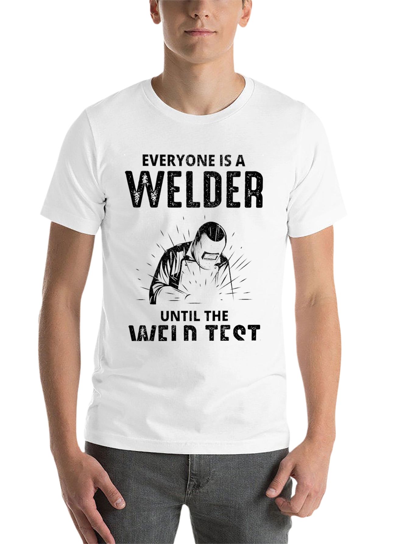 Black Welder T-Shirt - Funny Welding Gift Idea view 14