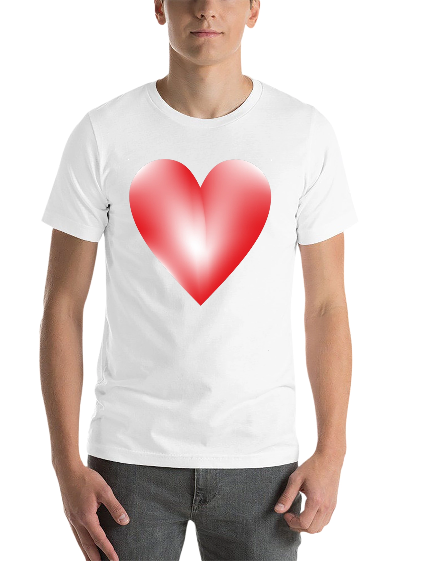 Black Heart Graphic Black T-Shirt - Express Your Love view 14