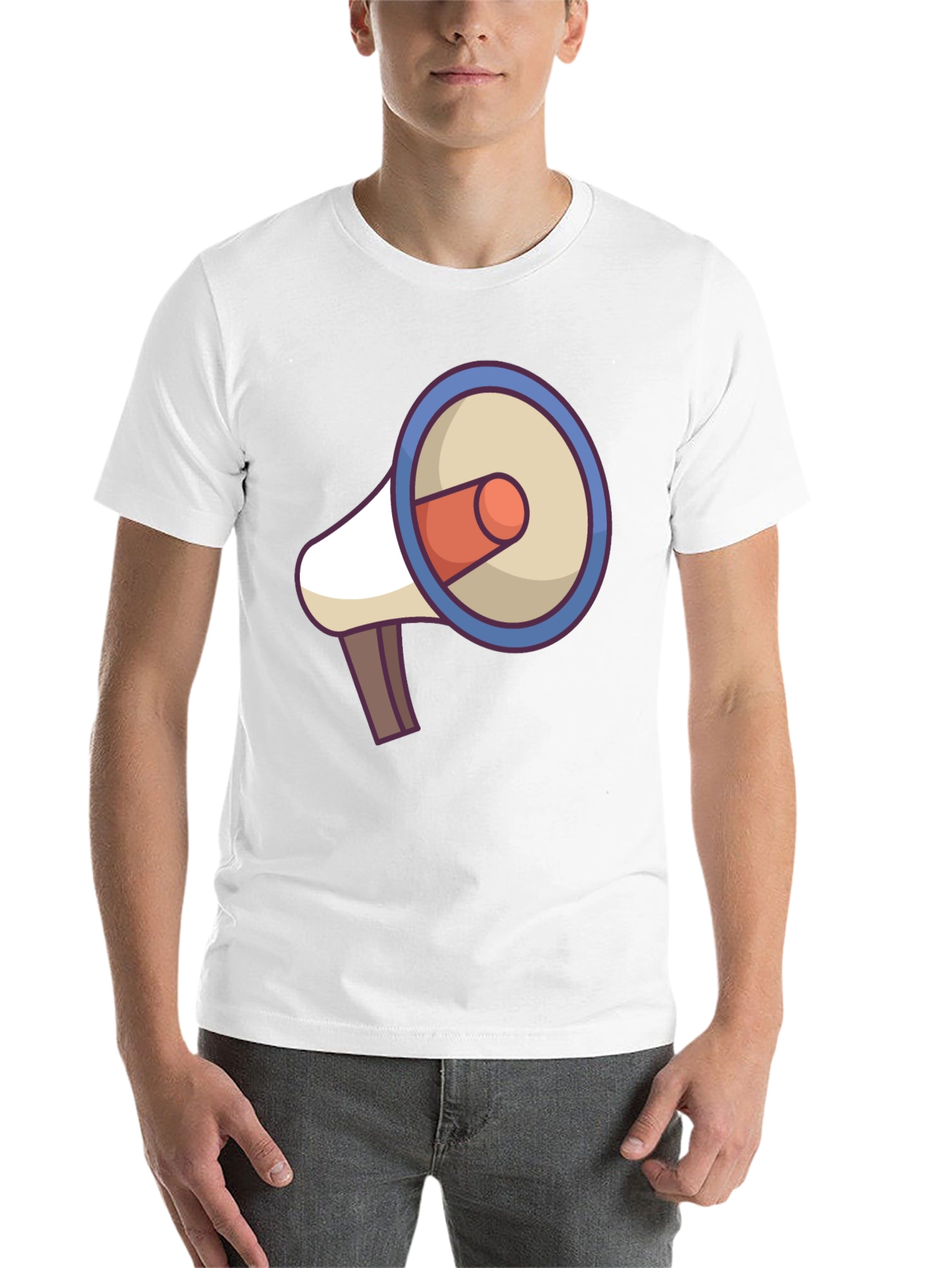 Black Megaphone Graphic Tee - Black view 14