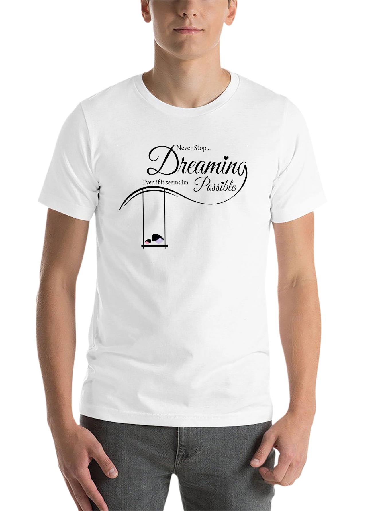 Black Dreamer Graphic Black T-Shirt view 14