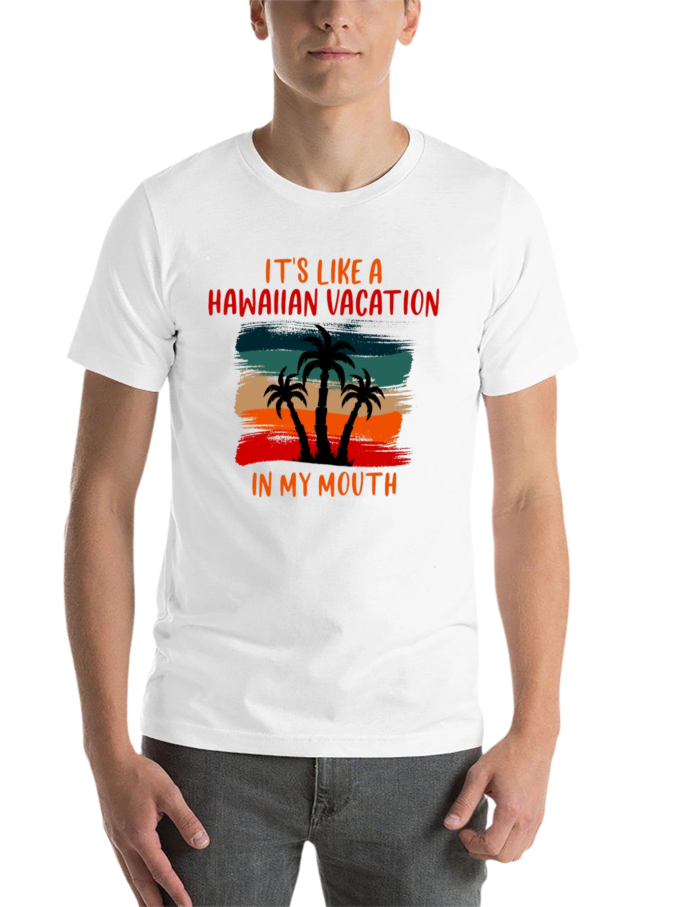 Black Hawaiian Vacation Graphic Tee view 14