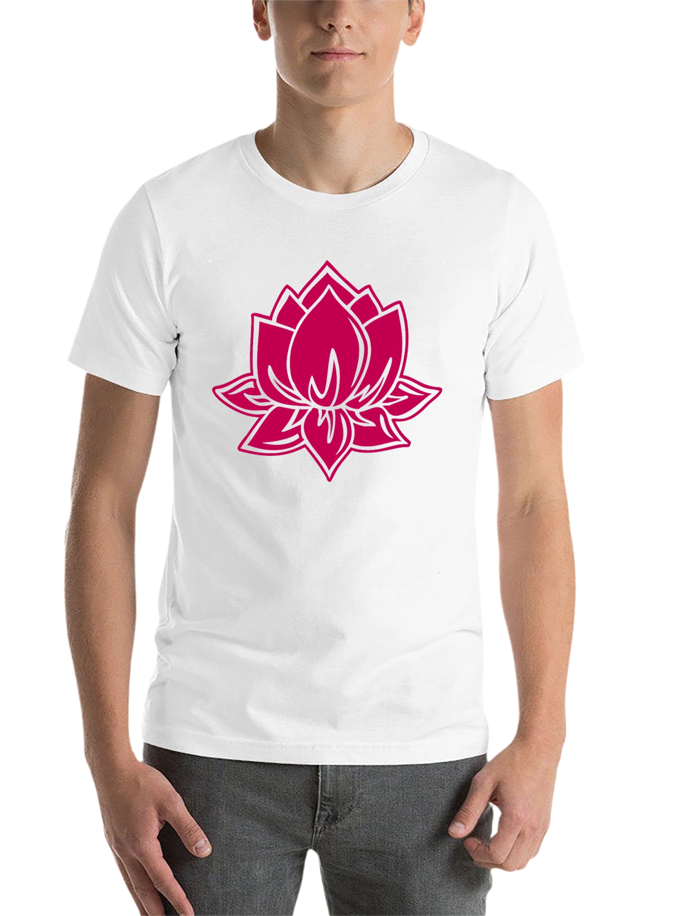 Black Lotus Flower Graphic Tee view 14