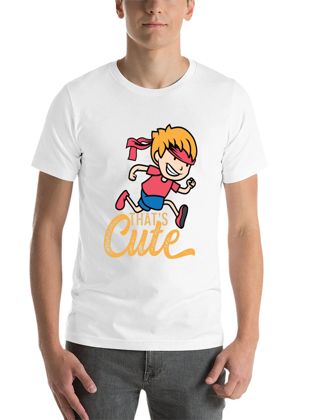 Black That's Cute Graphic T-Shirt view 14