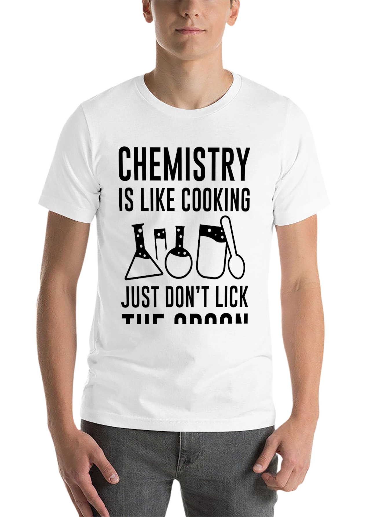 Black Chemistry is Like Cooking T-Shirt - Science Humor view 14