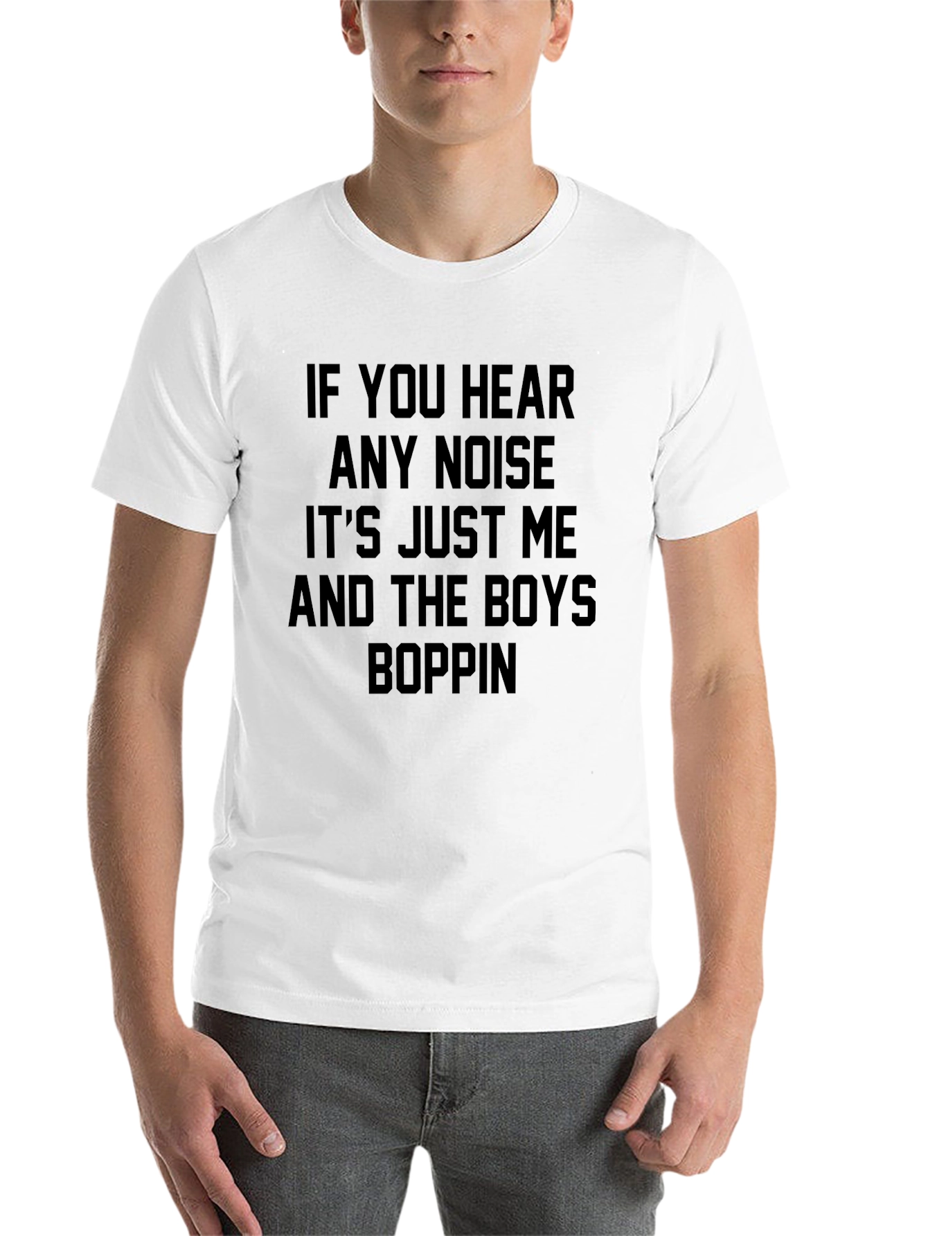 Black If You Hear Any Noise T-Shirt view 14