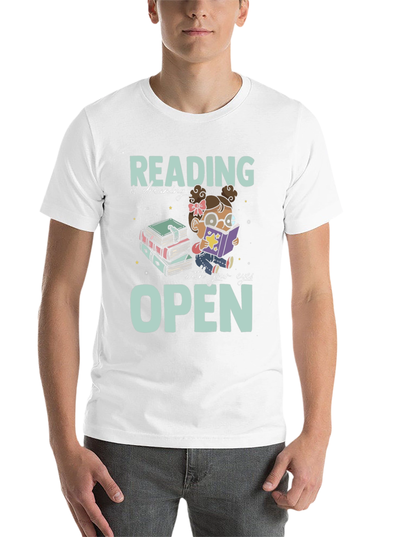 Black Reading Is Dreaming T-Shirt view 14