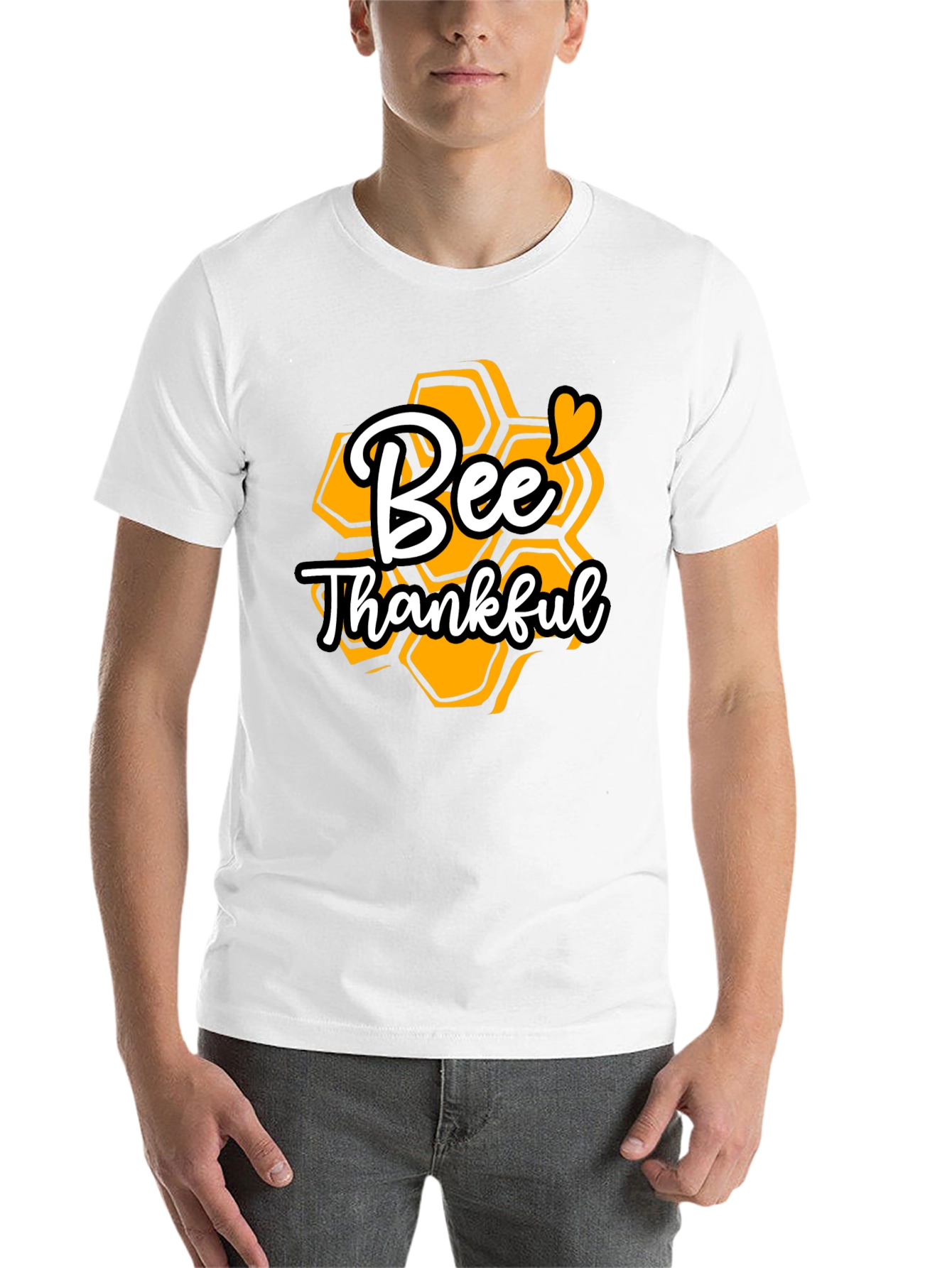 Black Bee Thankful Graphic T-Shirt view 14
