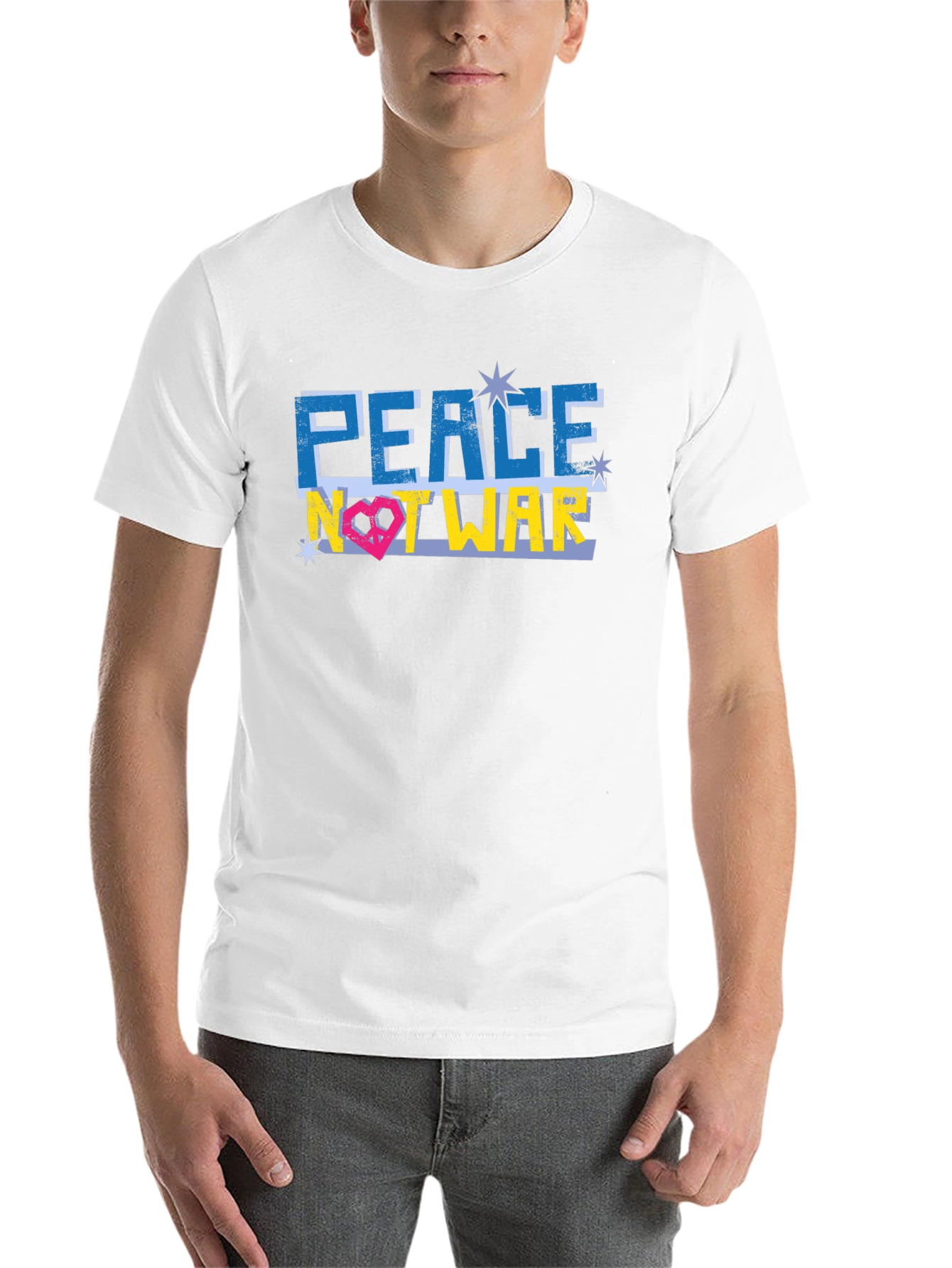 Black Peace Not War Ukraine T-Shirt view 14