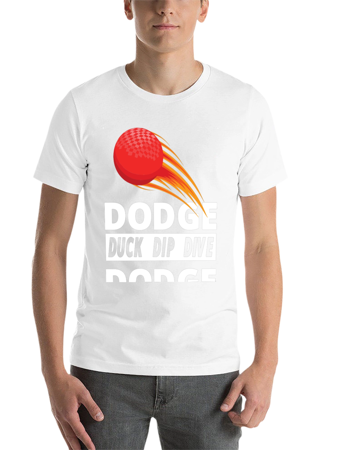 Black Dodge Duck Dip Dive Dodge T-Shirt view 14