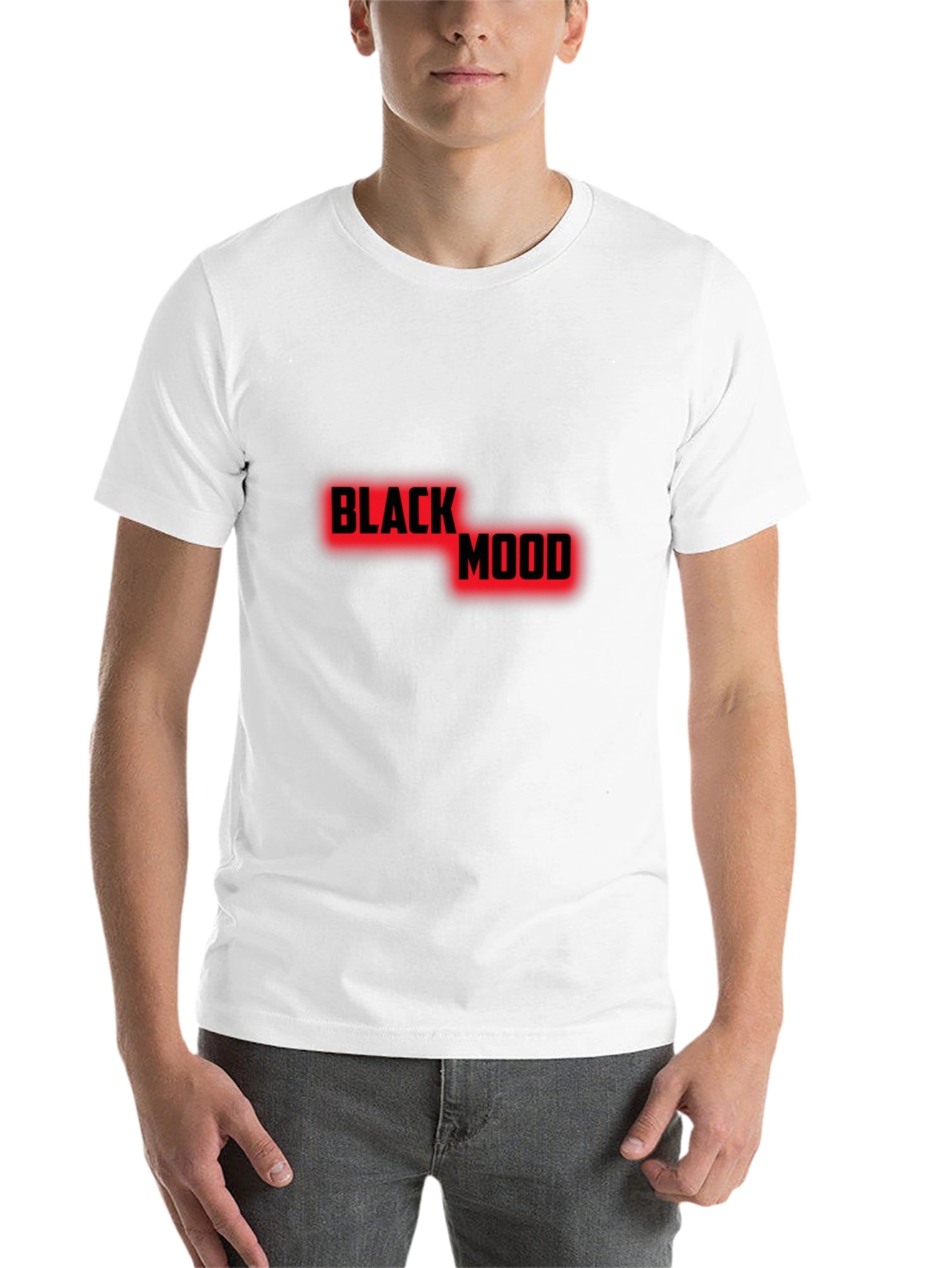 Black Black Mood Graphic Tee - Stylish Men's T-Shirt view 14