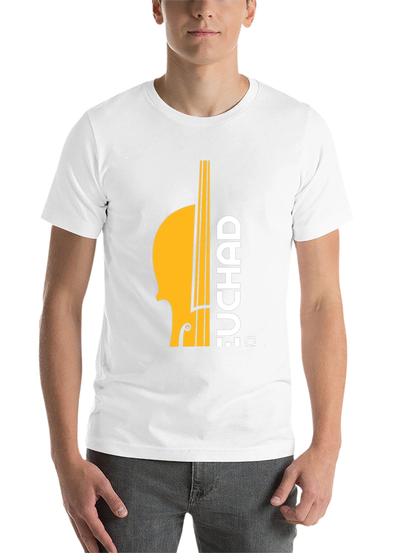 Black Chad Bass Player T-Shirt - Musical Graphic Tee view 14