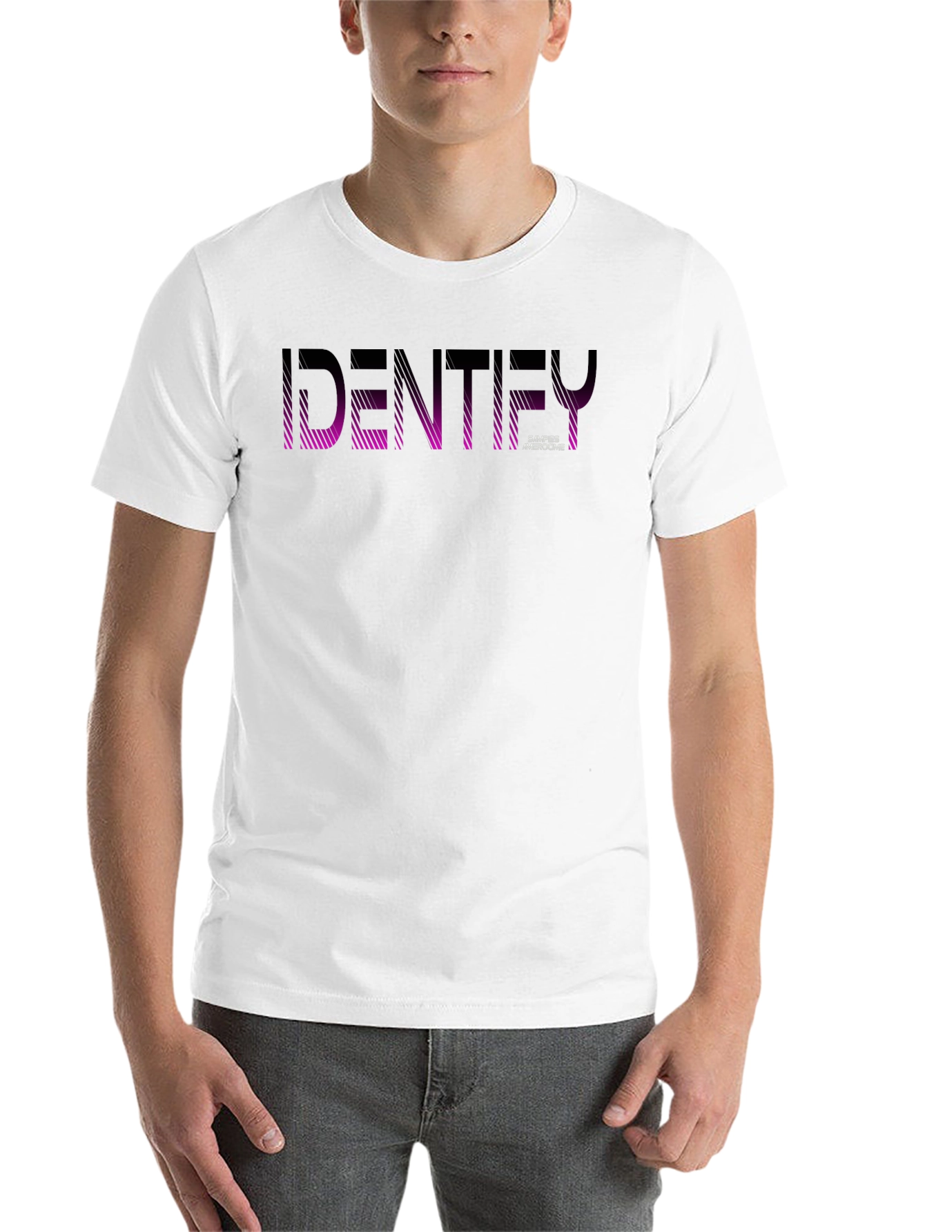 Black Identify Graphic Tee - Bold Style, Premium Comfort view 14