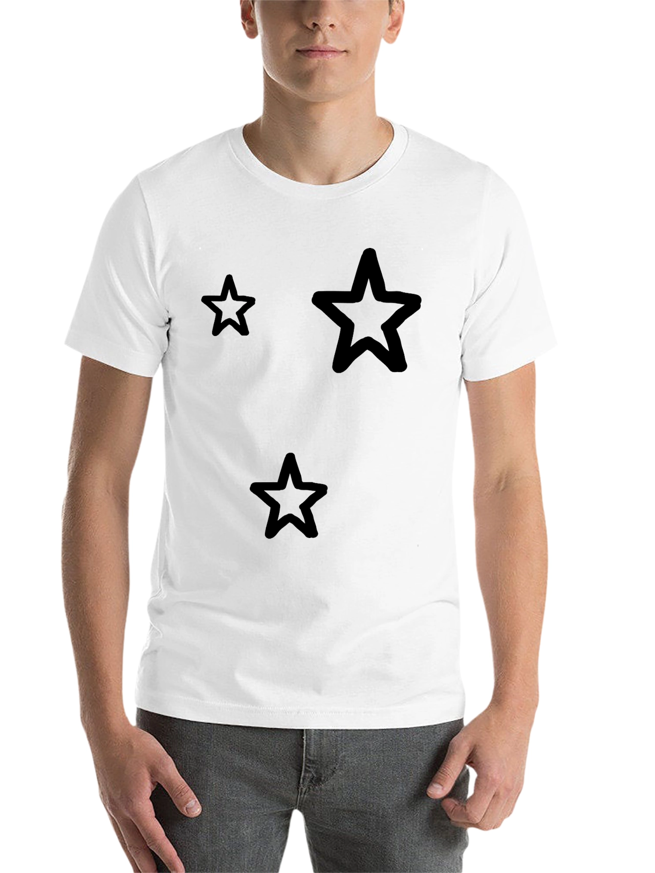Black Star Graphic Black T-Shirt view 14