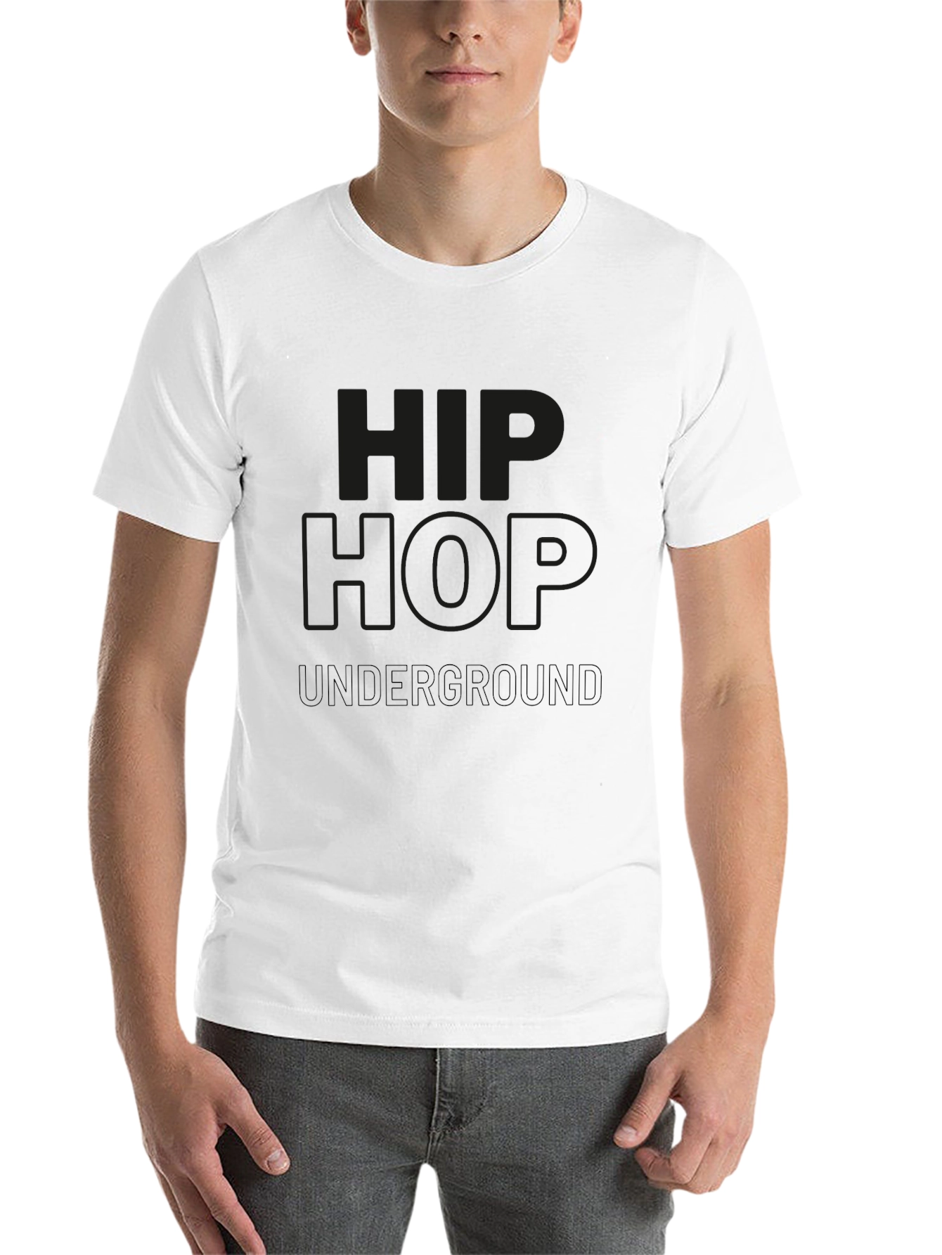 Black Hip Hop Underground Graphic Tee view 14