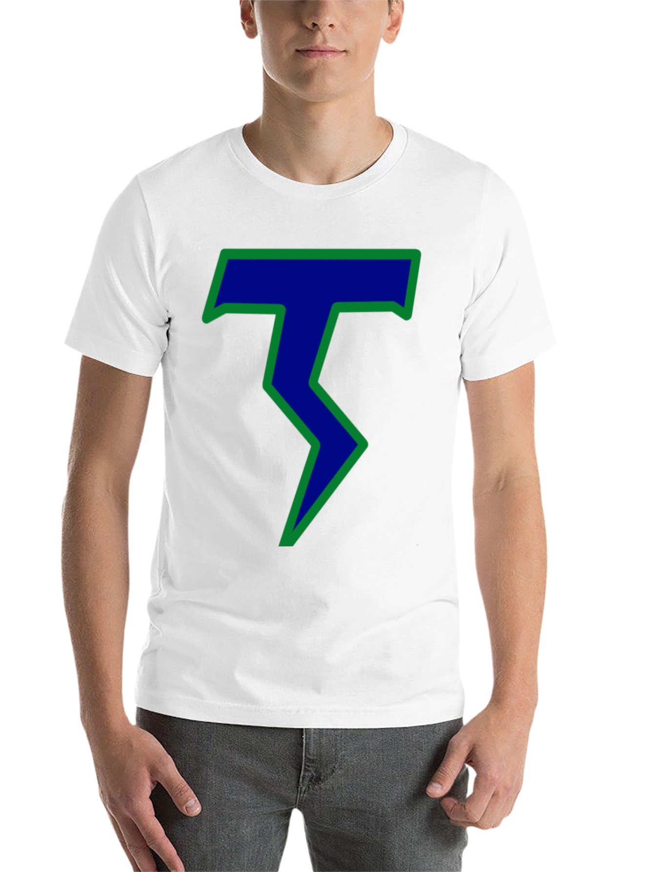 Black Electric Blue T-Shirt view 14