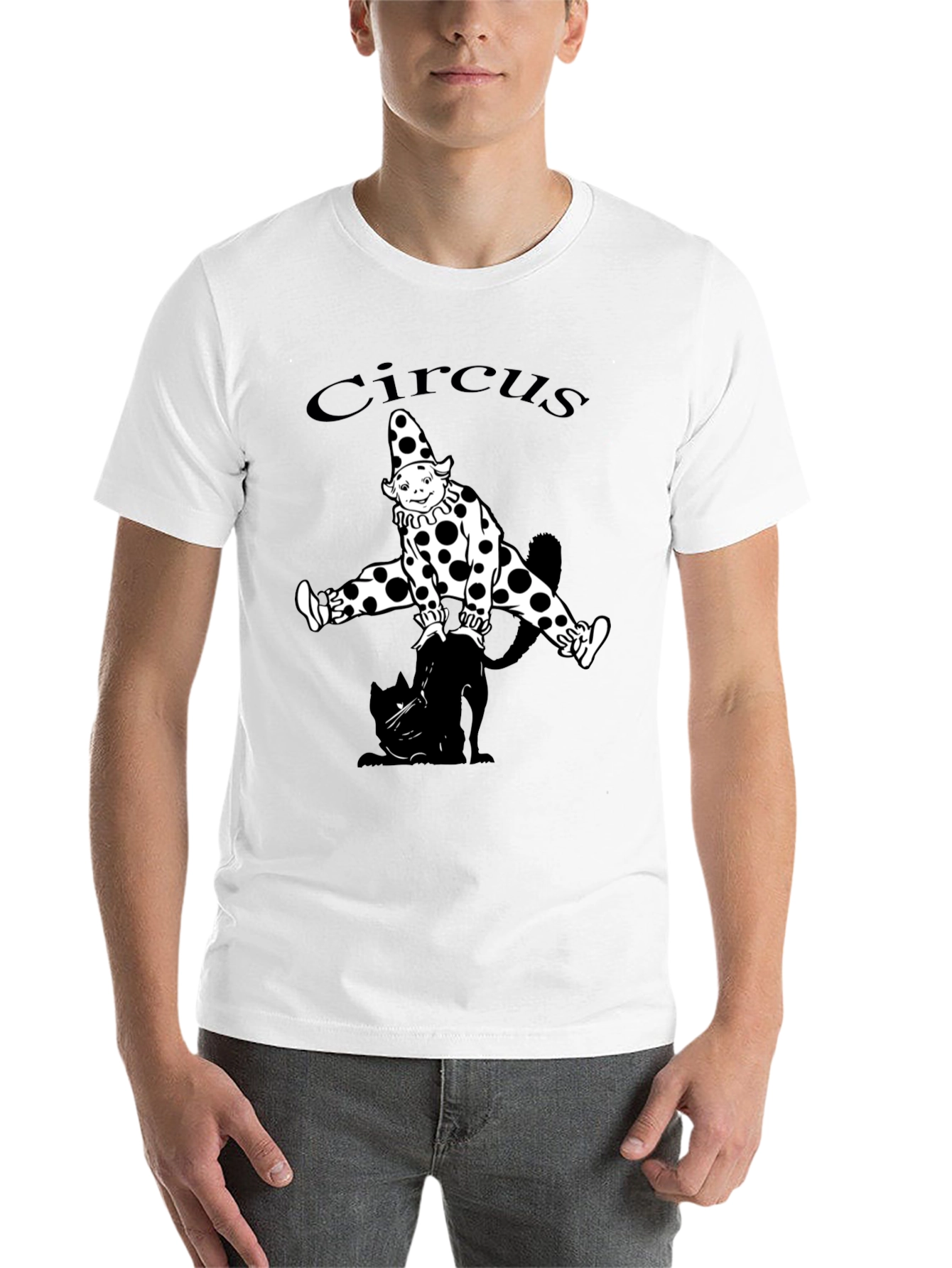 Black Circus Clown Black T-Shirt view 14