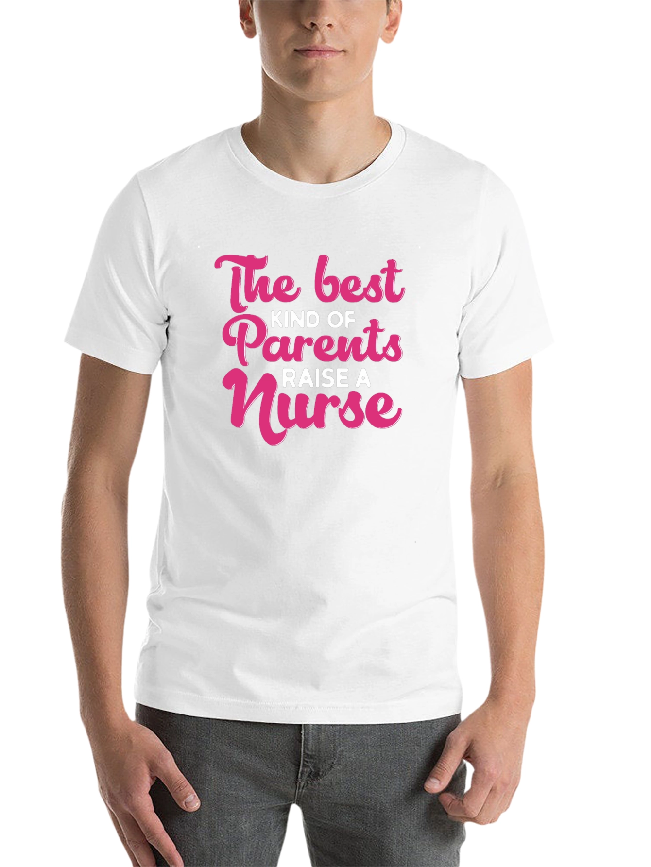 Black Best Kind of Parents Raise A Nurse T-Shirt view 14