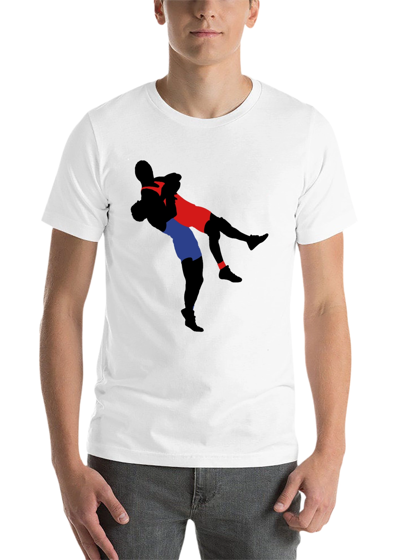 Wrestling Graphic Black Tee - Competition Ready - 14