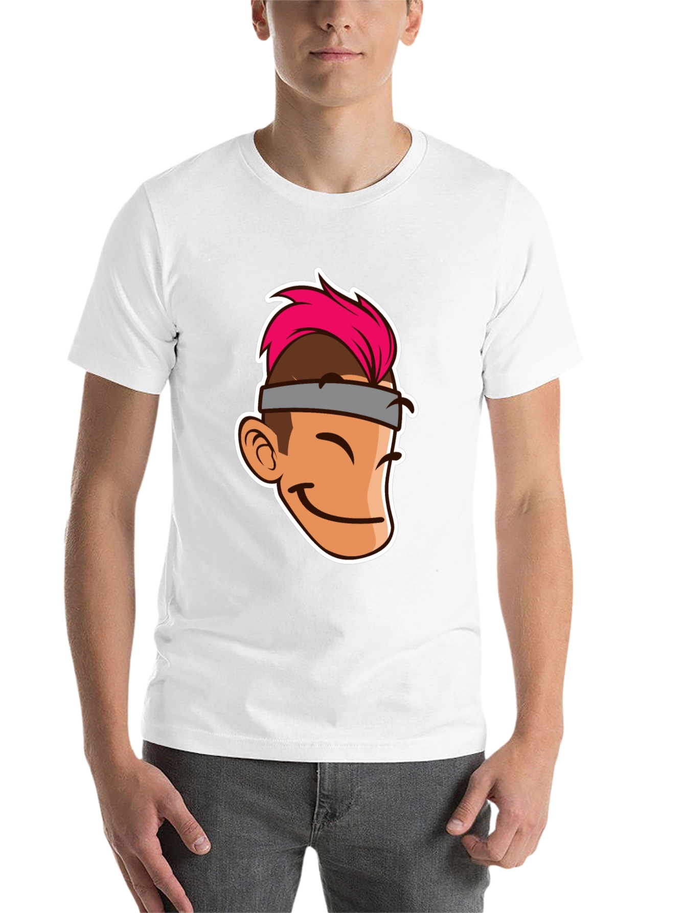 Black Cartoon Character Graphic Tee - Black T-Shirt view 14