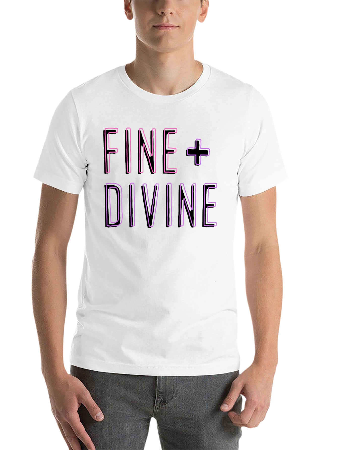 Black Fine + Divine Graphic Tee view 14