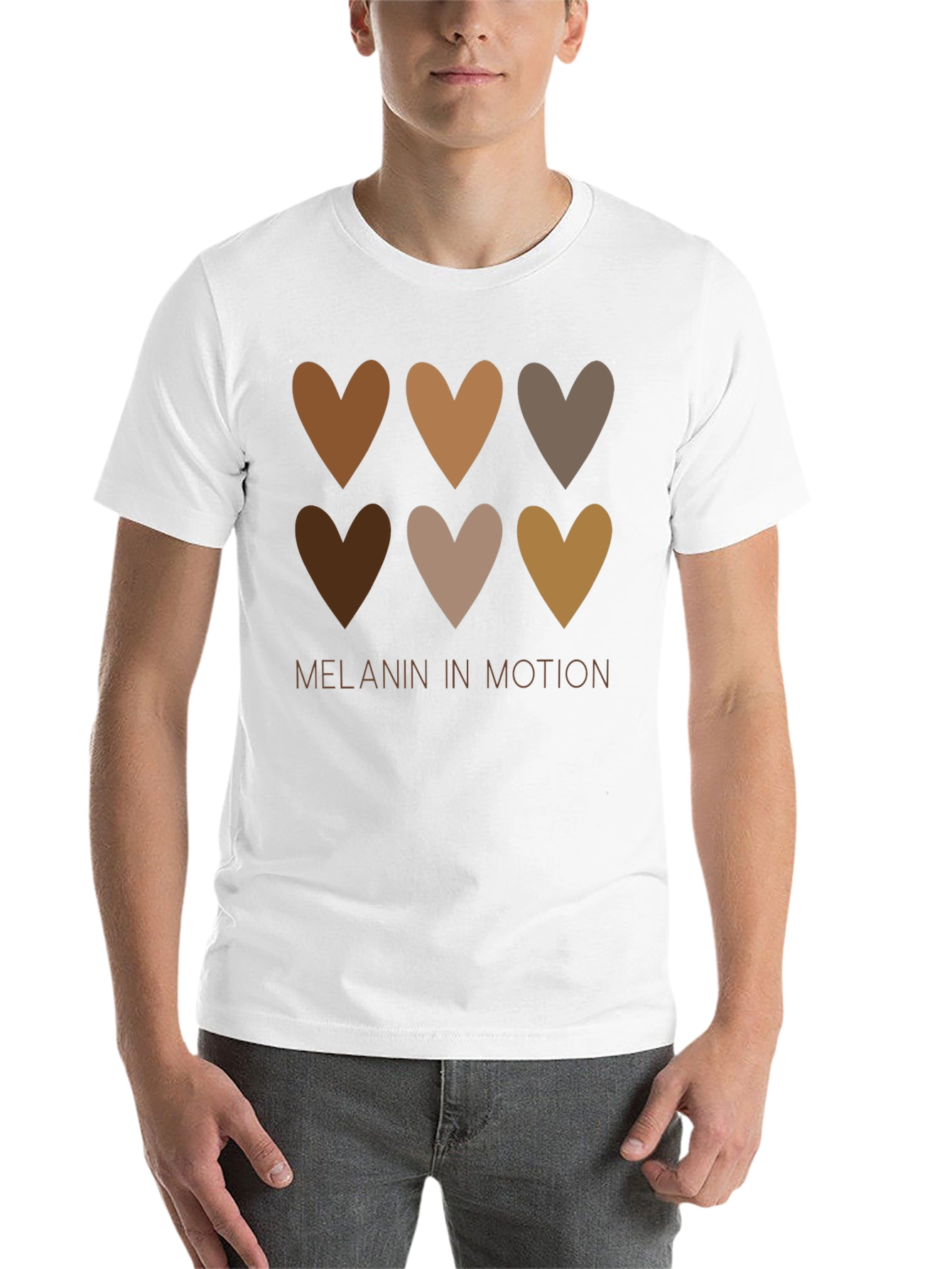 Black Melanin in Motion Graphic Tee - Black view 14
