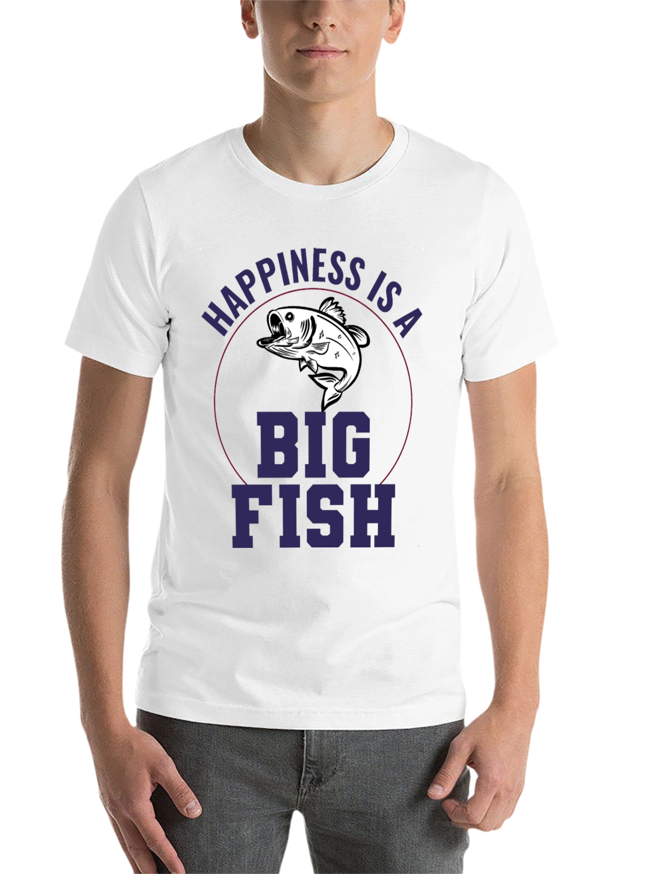 Happiness is a Big Fish Graphic Tee - 14