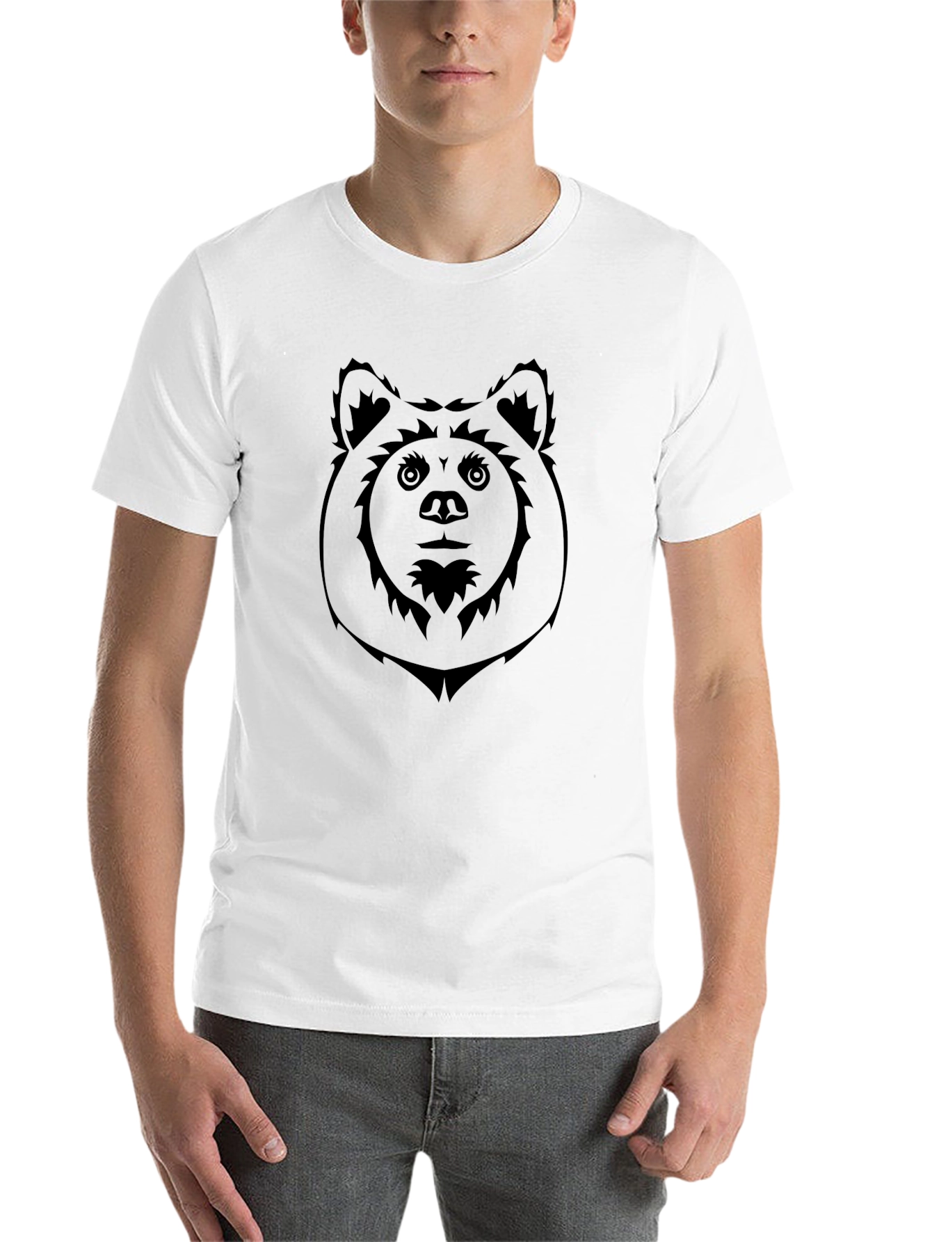 Black Bear Graphic Black T-Shirt view 14
