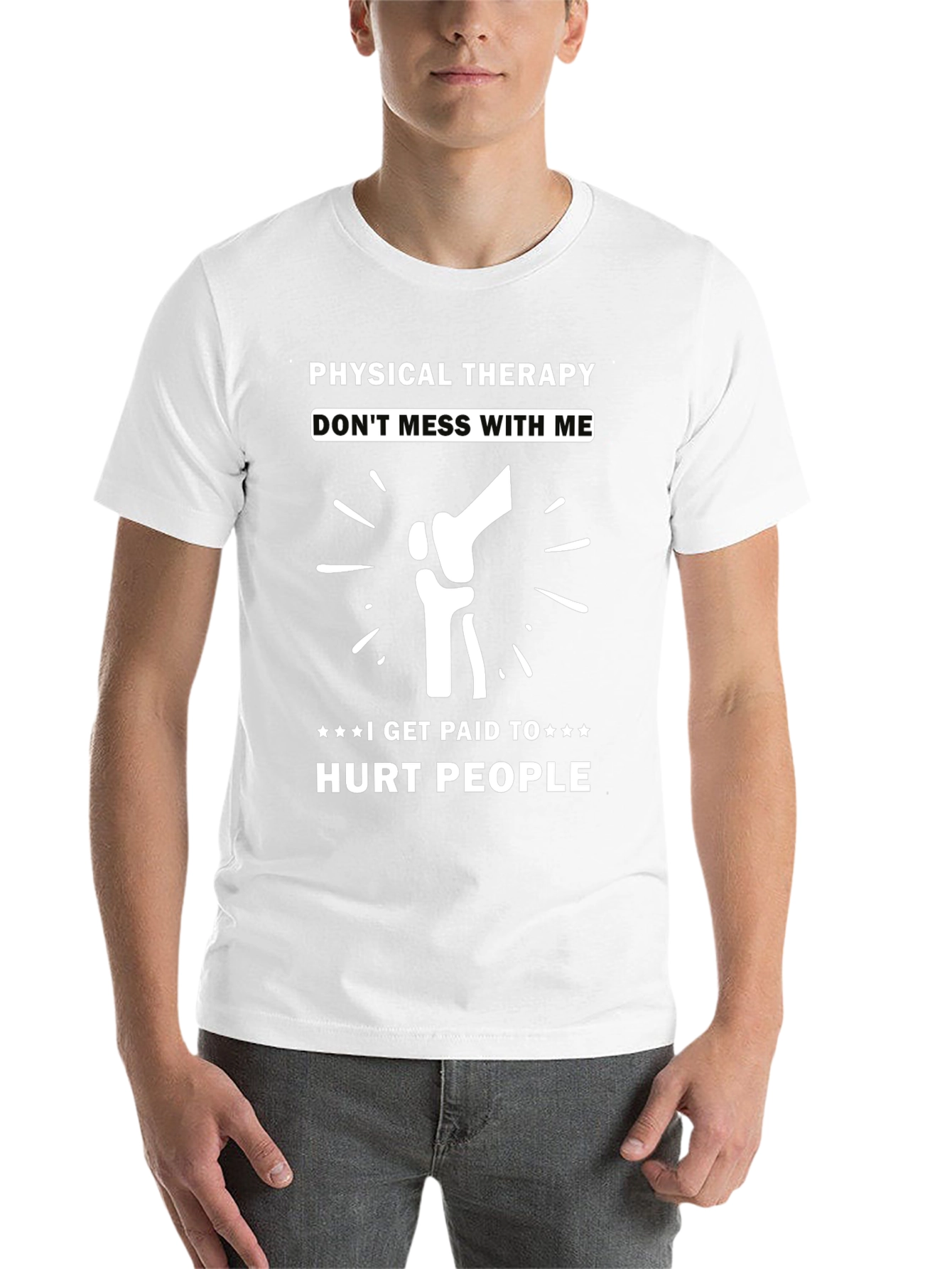 Black Physical Therapy "Hurt People" Graphic Tee view 14