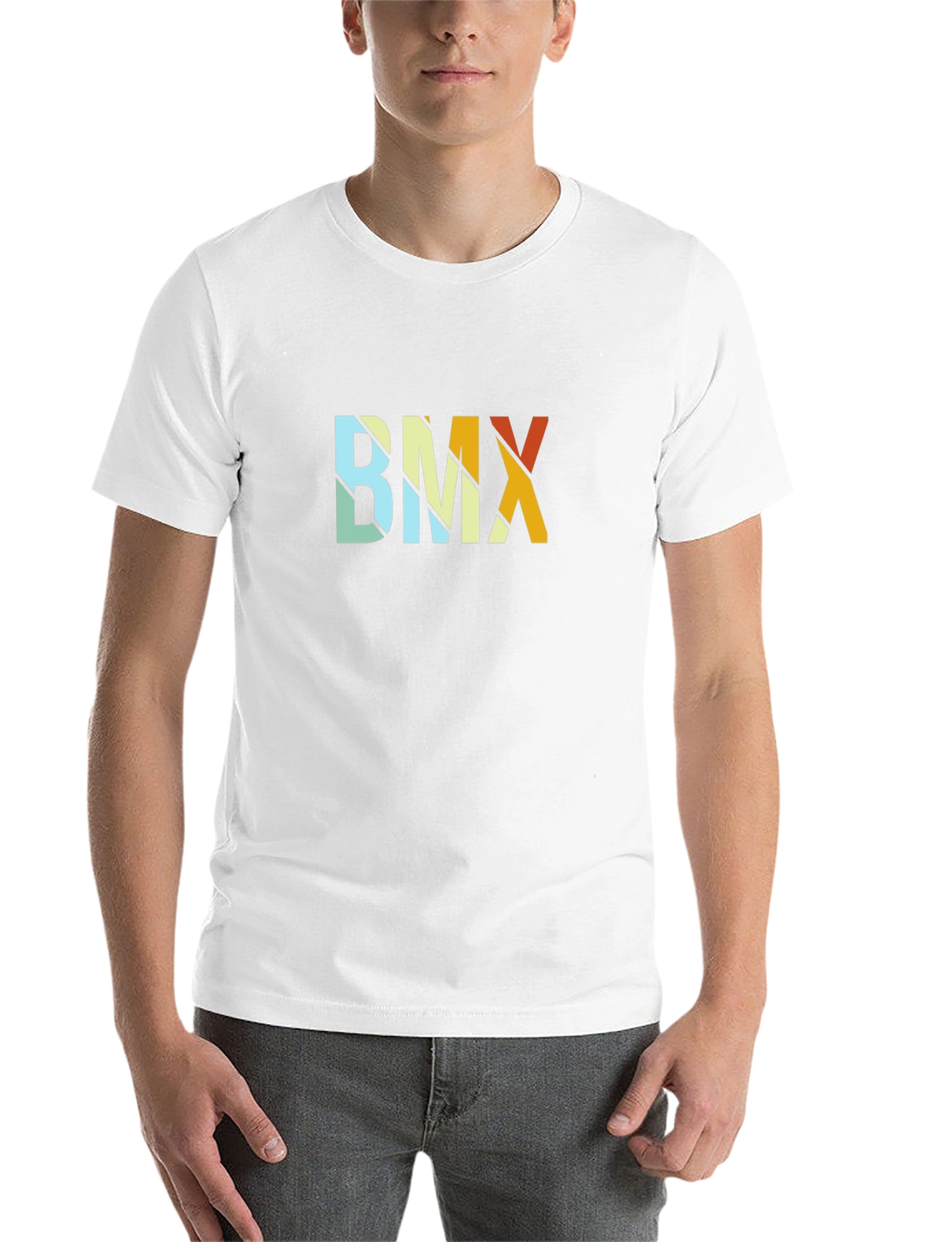 Black BMX Retro Style Graphic Tee - Classic Design view 14