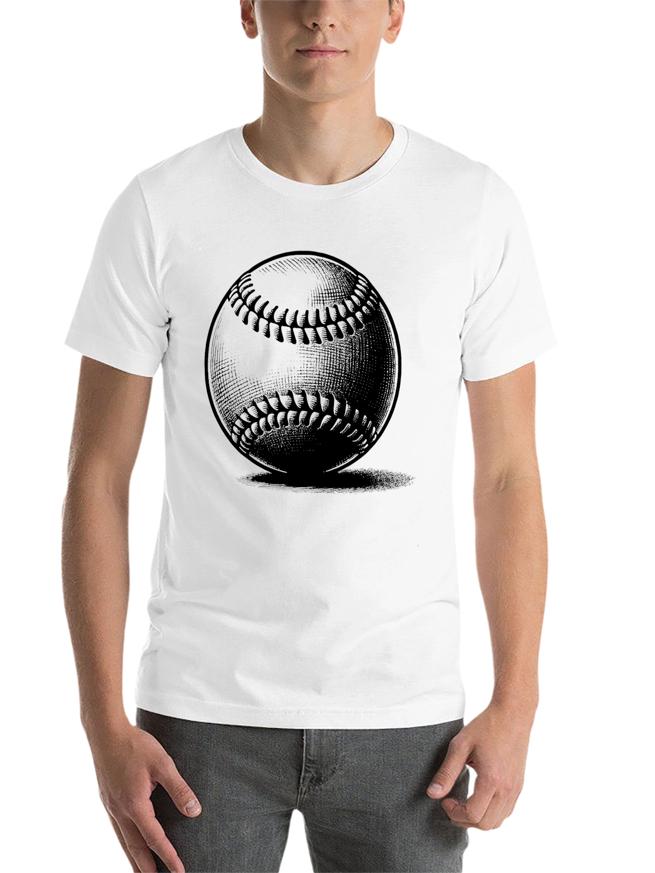 Black Baseball Graphic T-Shirt - Classic Sportswear view 14