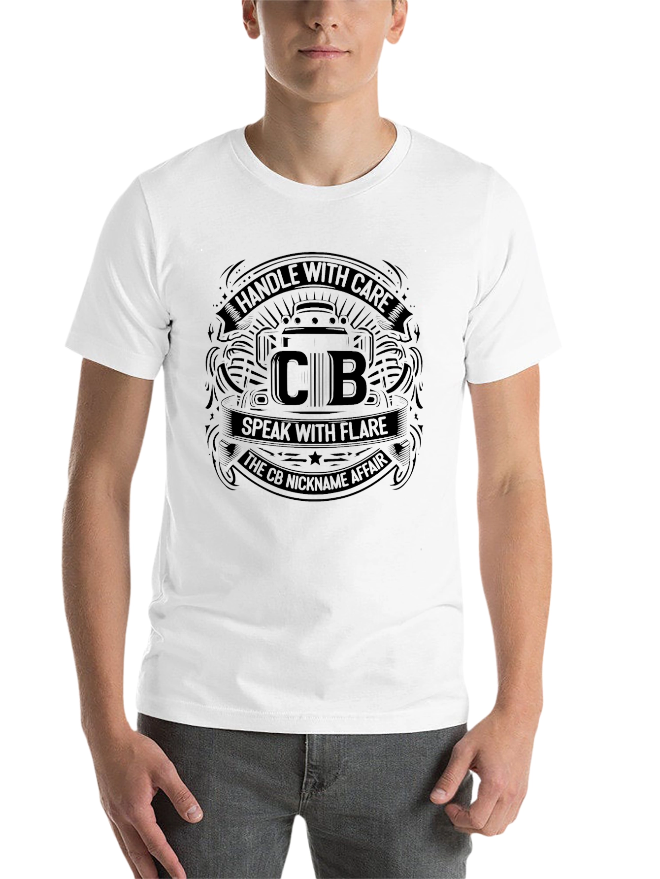 Black Handle With Care CB Nickname Affair T-Shirt view 14