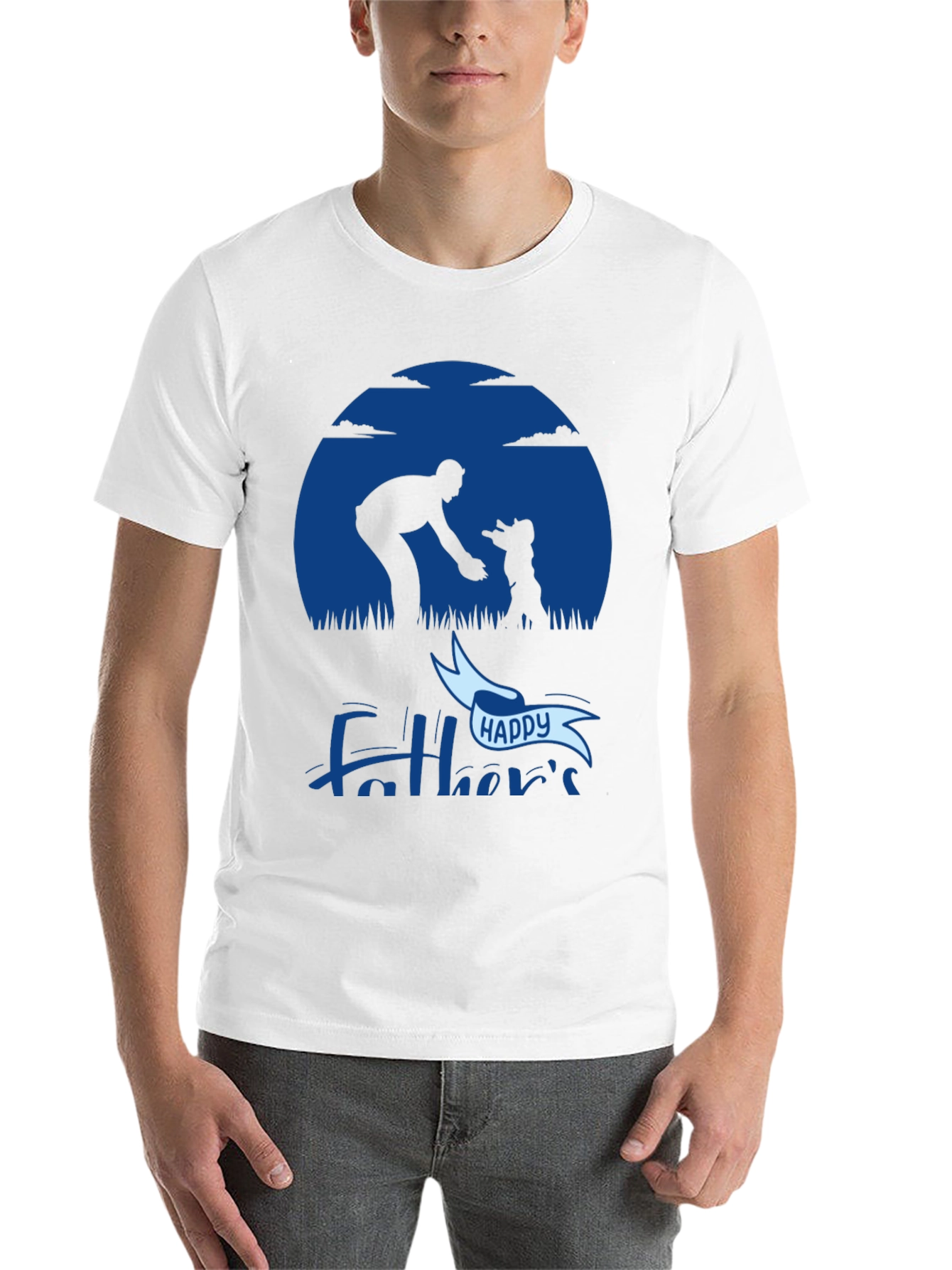 Black Happy Father's Day Black T-Shirt view 14