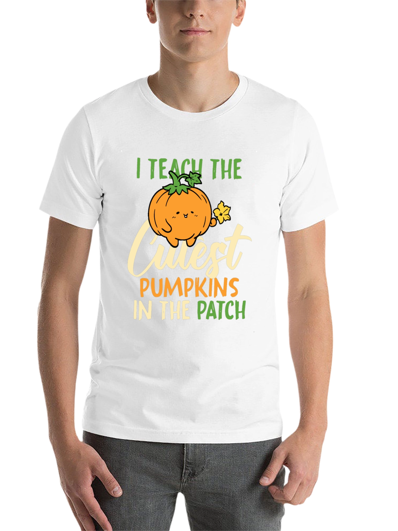 Teacher Halloween T-Shirt - Cutest Pumpkins - 14