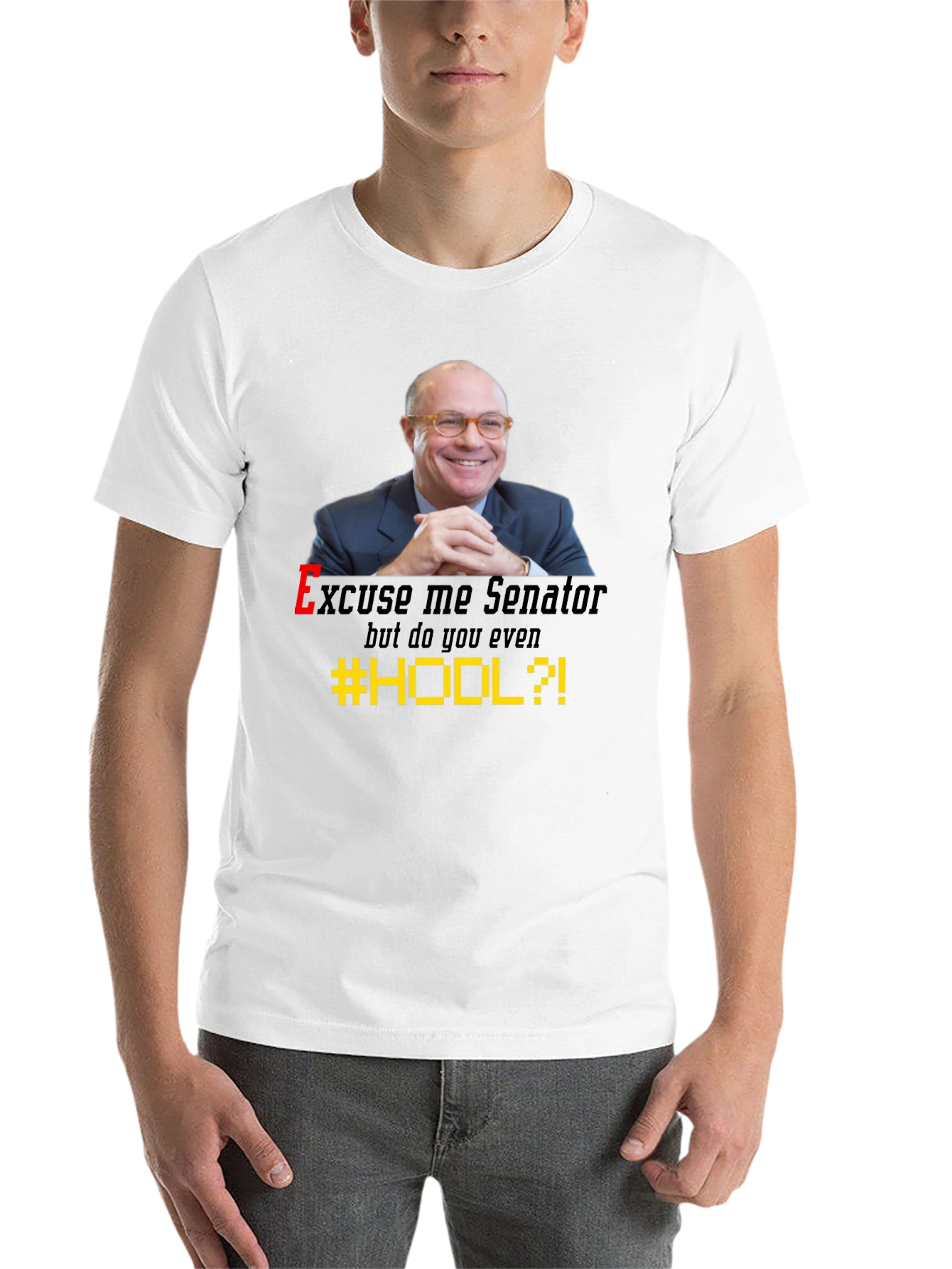 Black Excuse Me Senator T-Shirt view 14