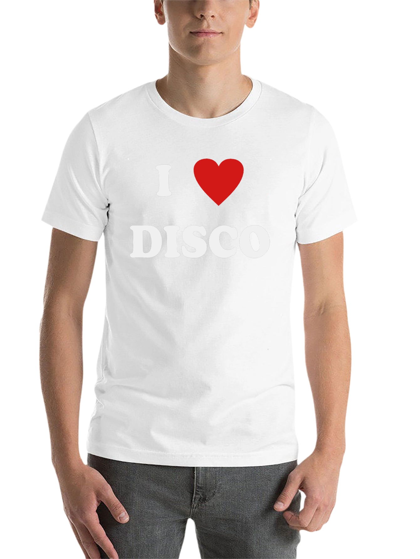 Black I Heart Disco T-Shirt - Retro Party Tee view 14