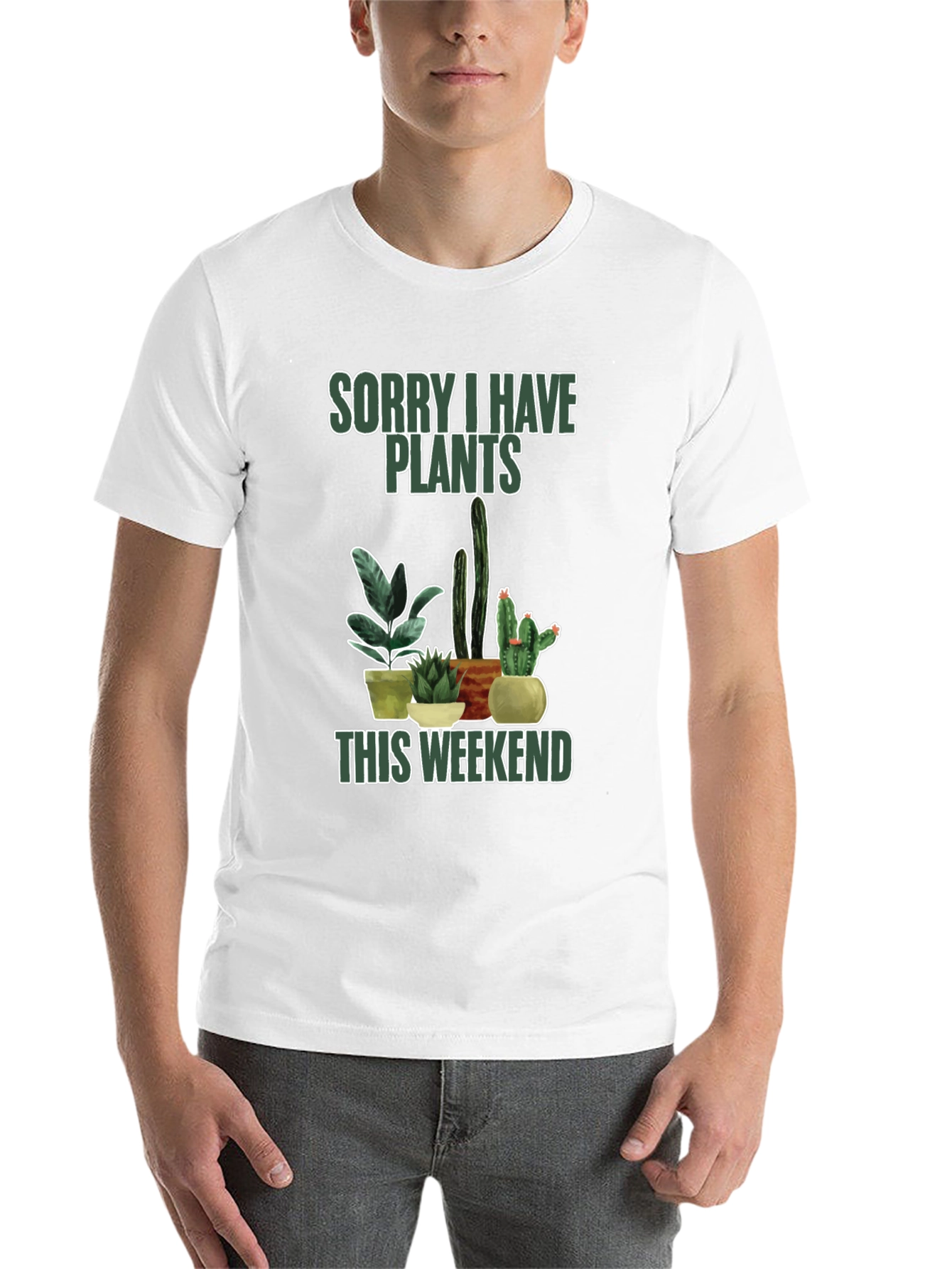 Sorry I Have Plants T-Shirt - Plant Lover Tee - 14