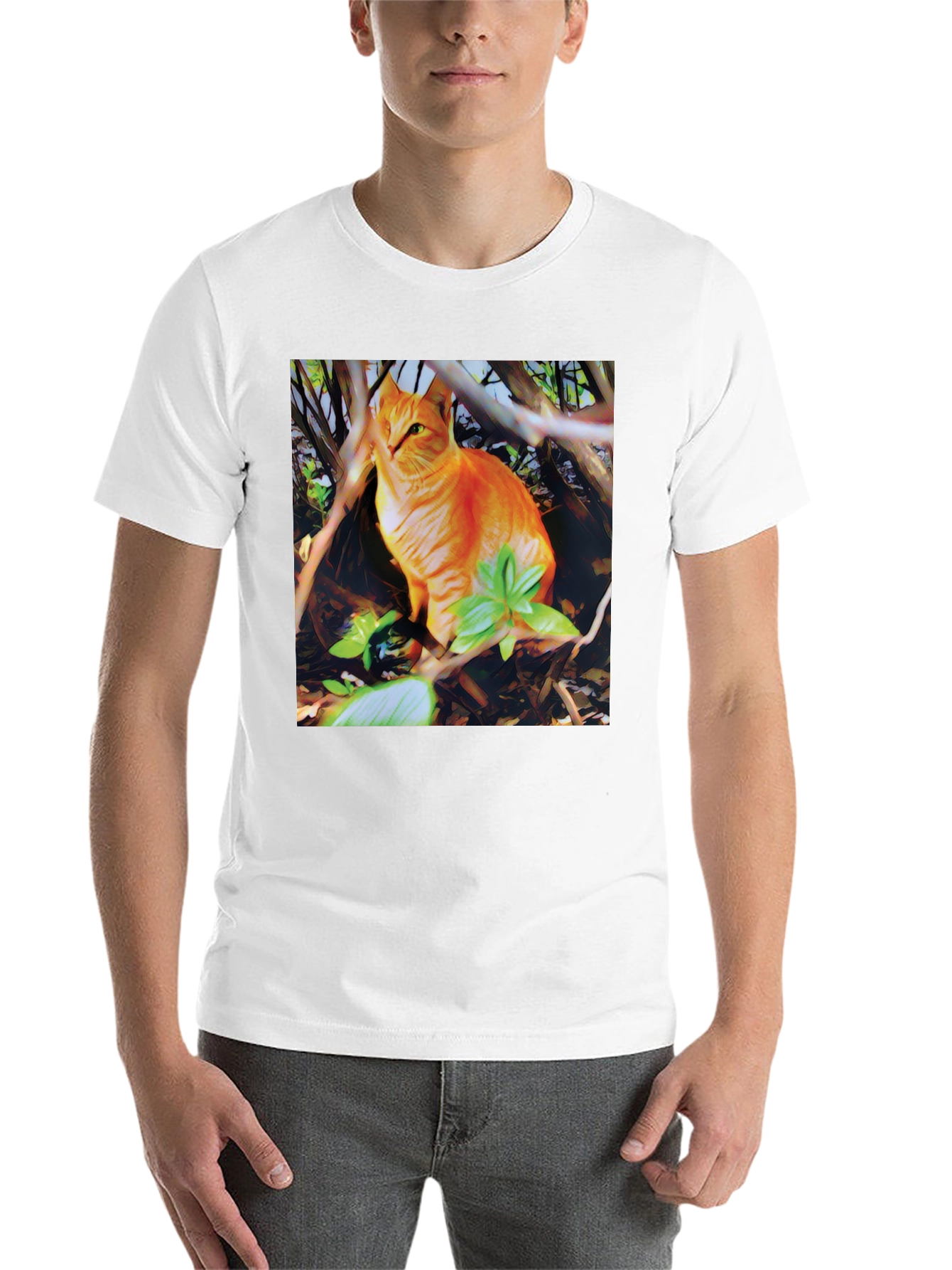 Black Ginger Cat T-Shirt: Stylish Graphic Tee for Cat Lovers view 14