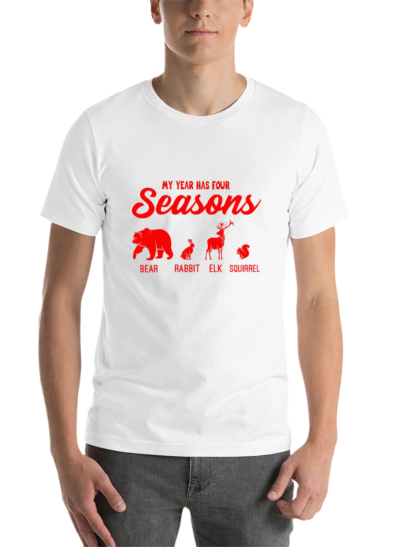 Black My Year Has Four Seasons Graphic T-Shirt view 14
