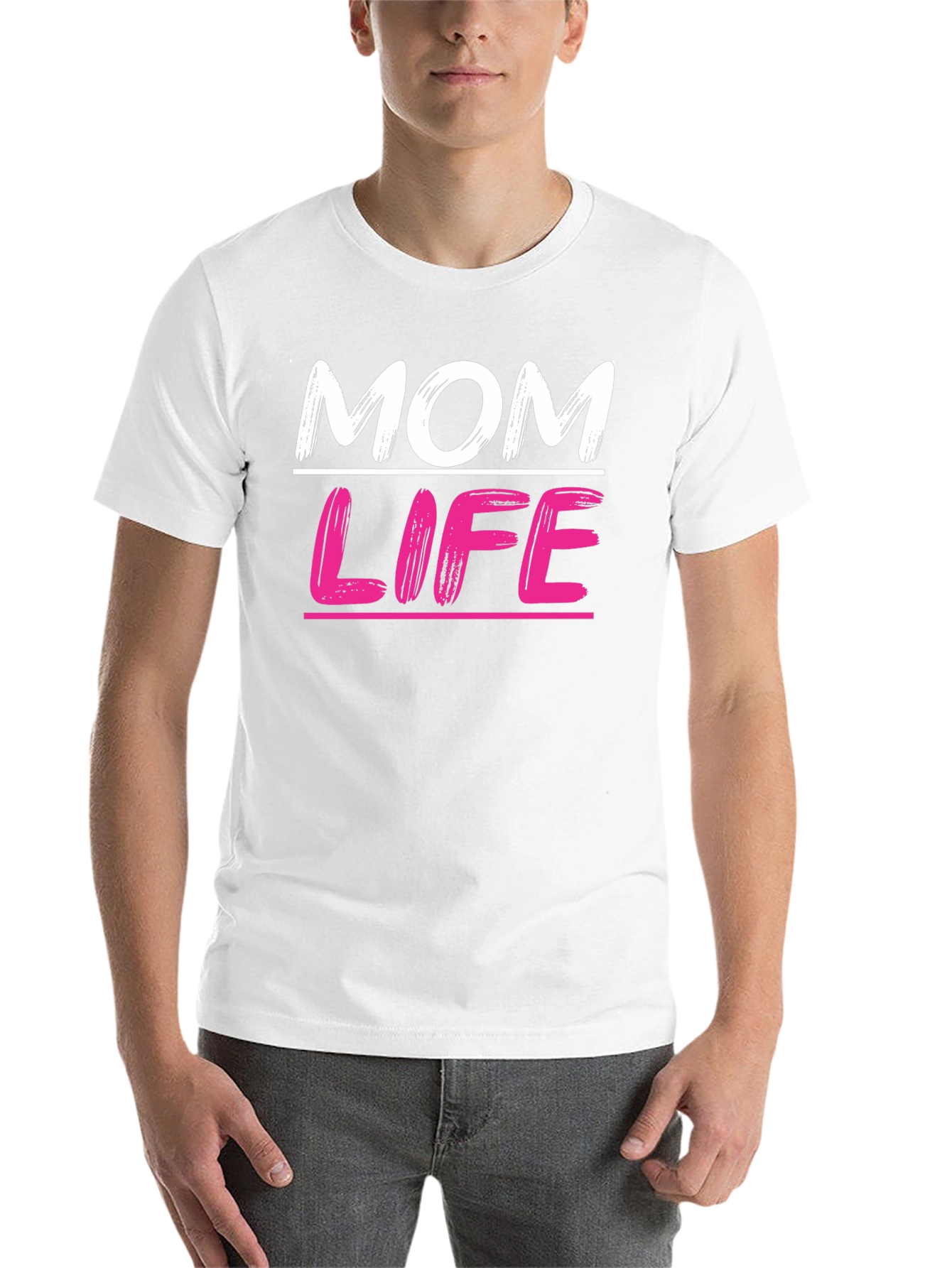 Black Mom Life Graphic Tee - Trendy Casual Top view 14
