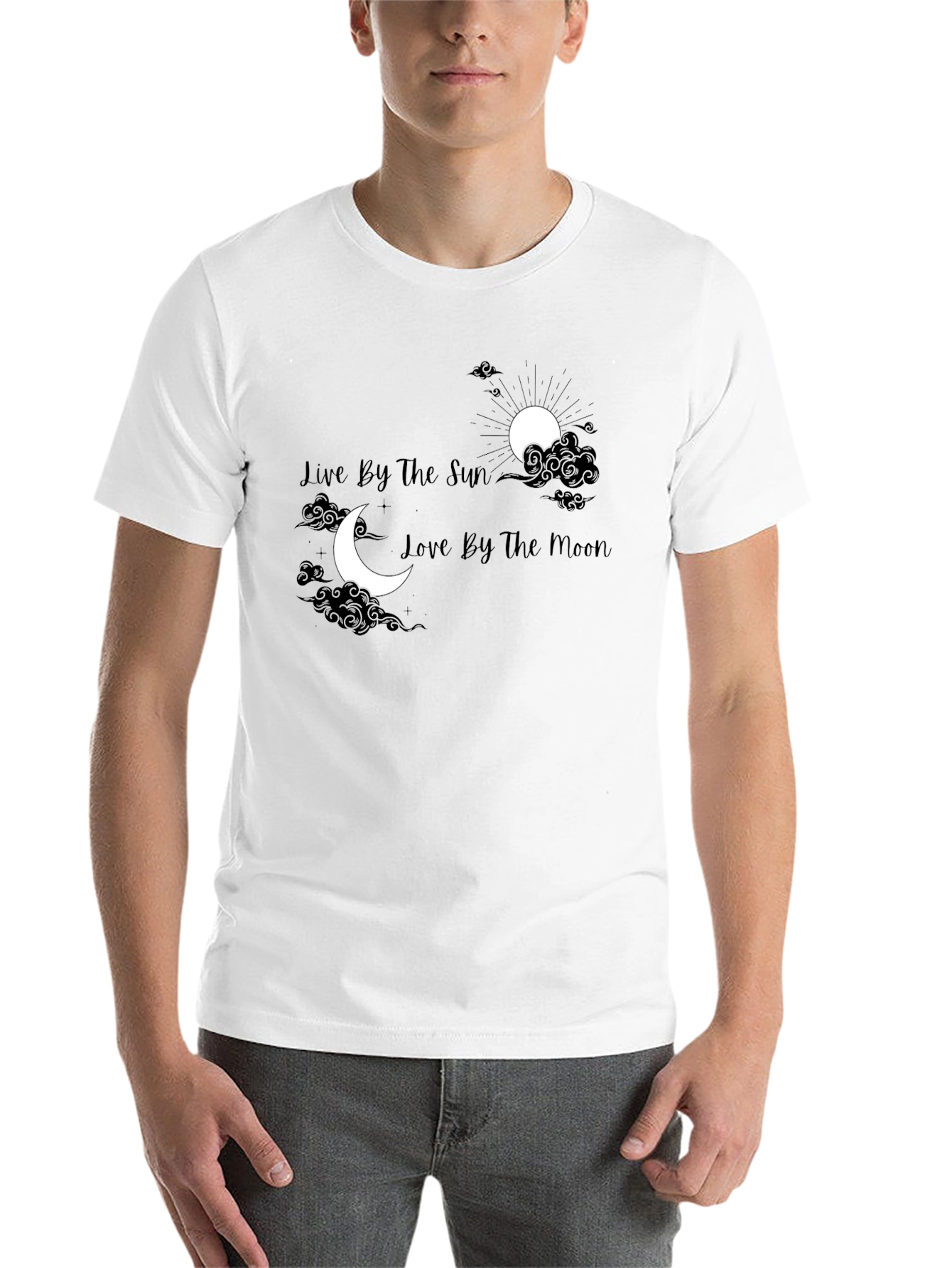 Black Live by the Sun, Love by the Moon Graphic Tee view 14