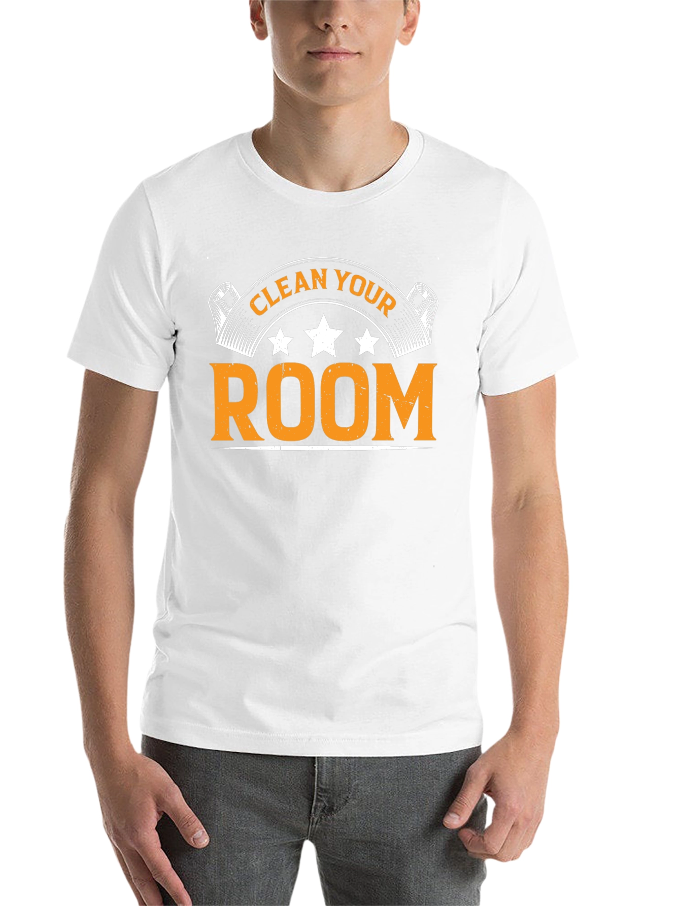 Black Clean Your Room Graphic Tee view 14
