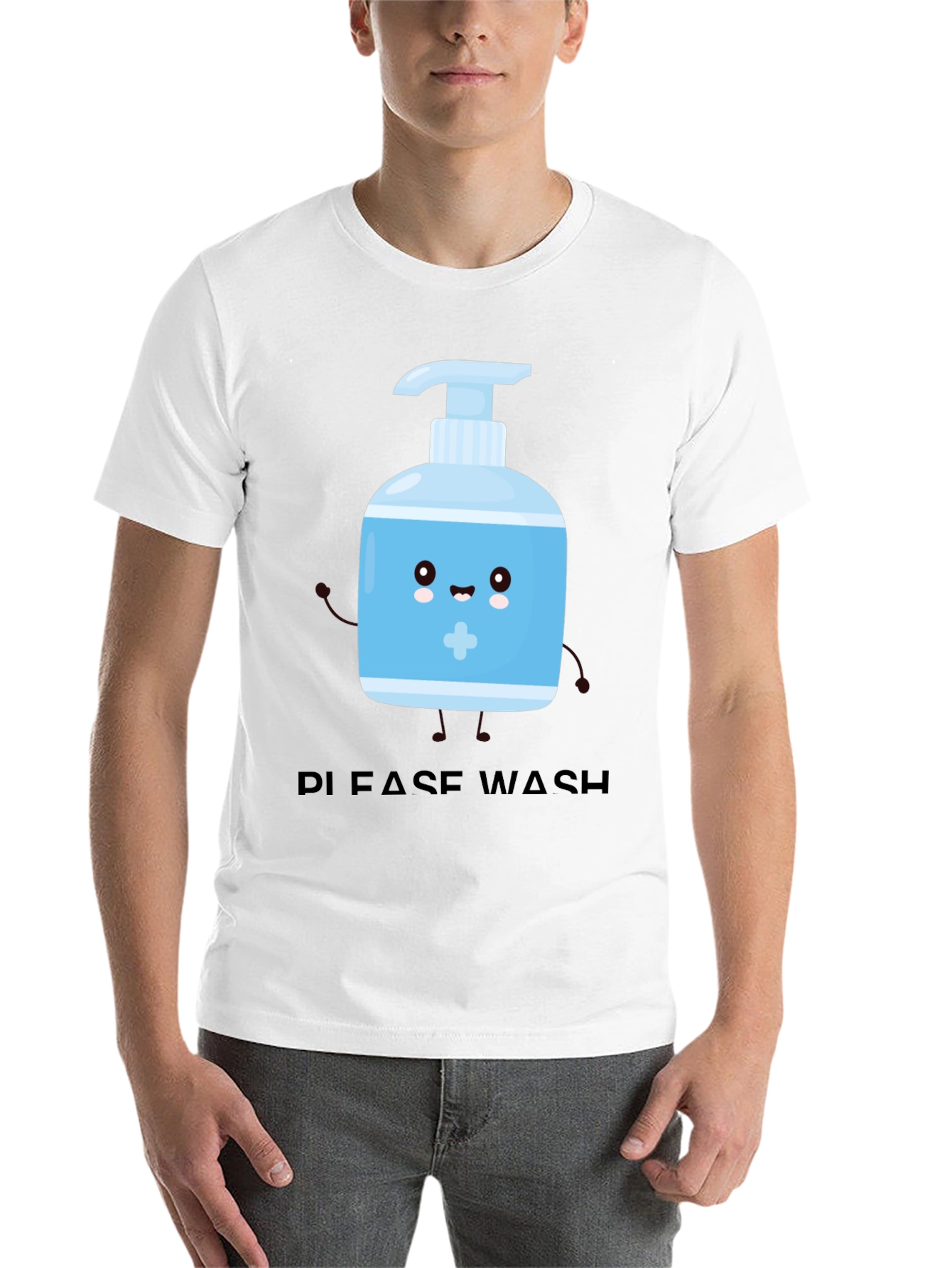 Black Wash Your Hands T-Shirt view 14