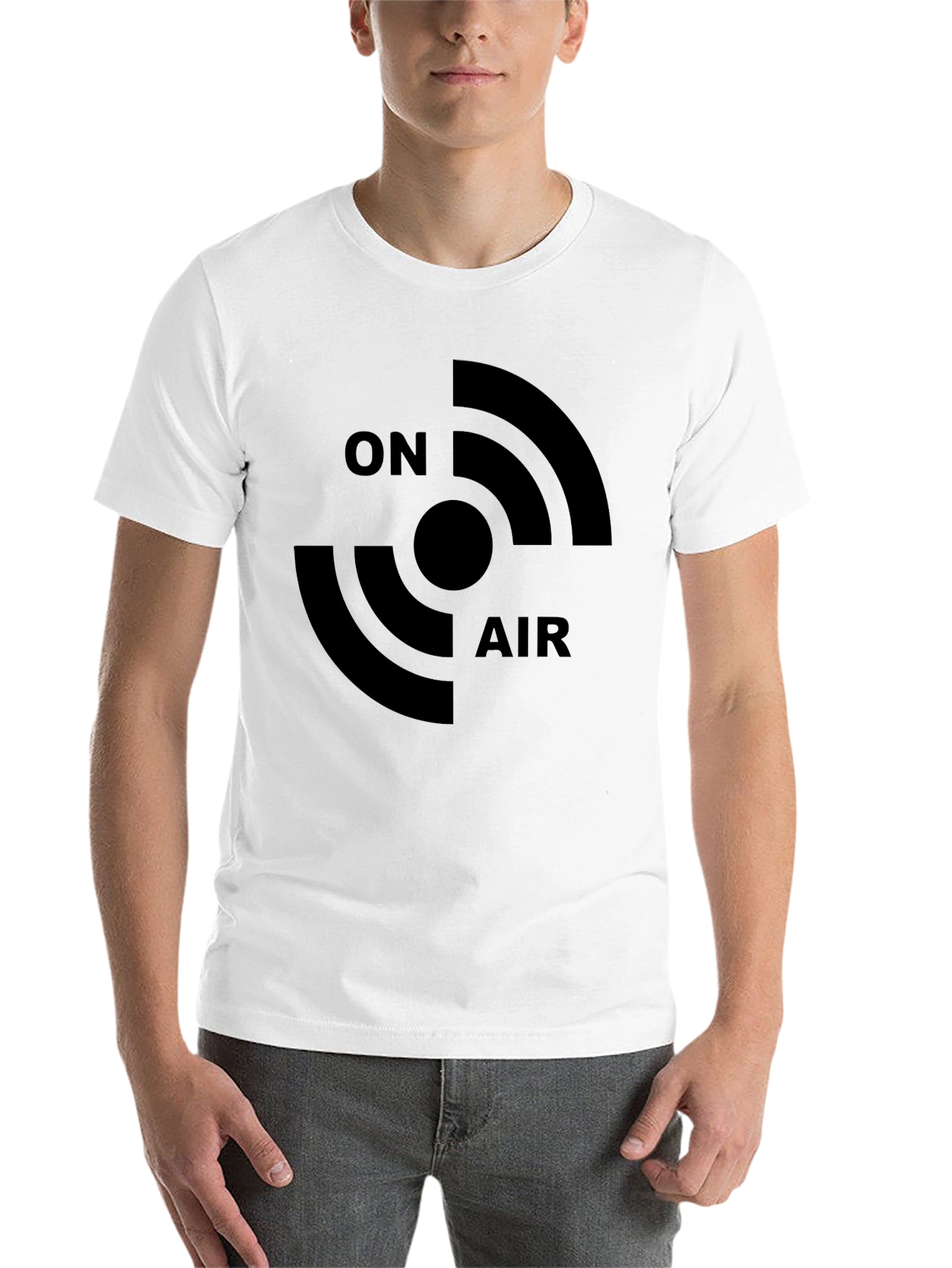 Black On Air Black Graphic T-Shirt view 14