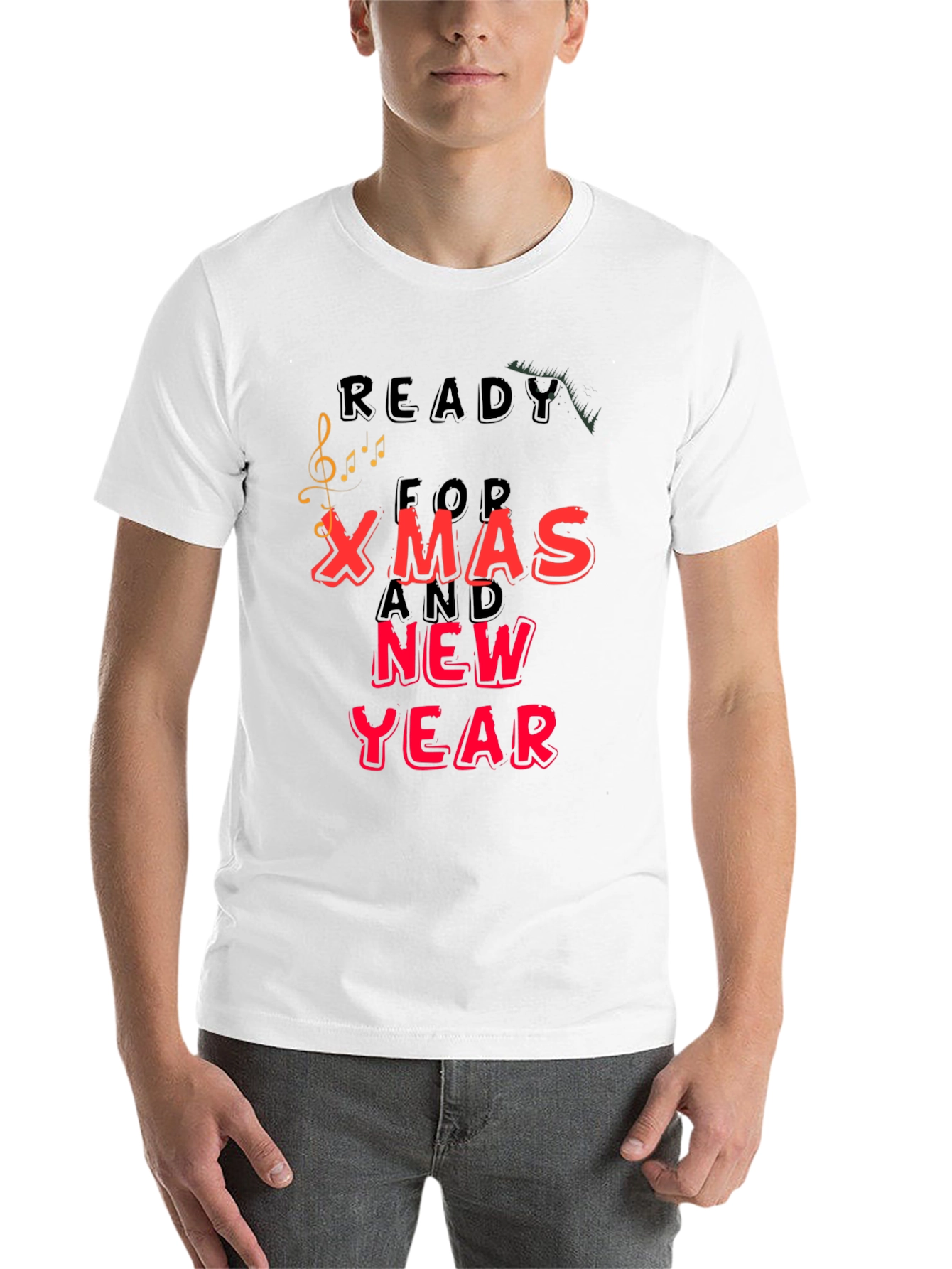Black Ready For Xmas And New Year T-Shirt view 14