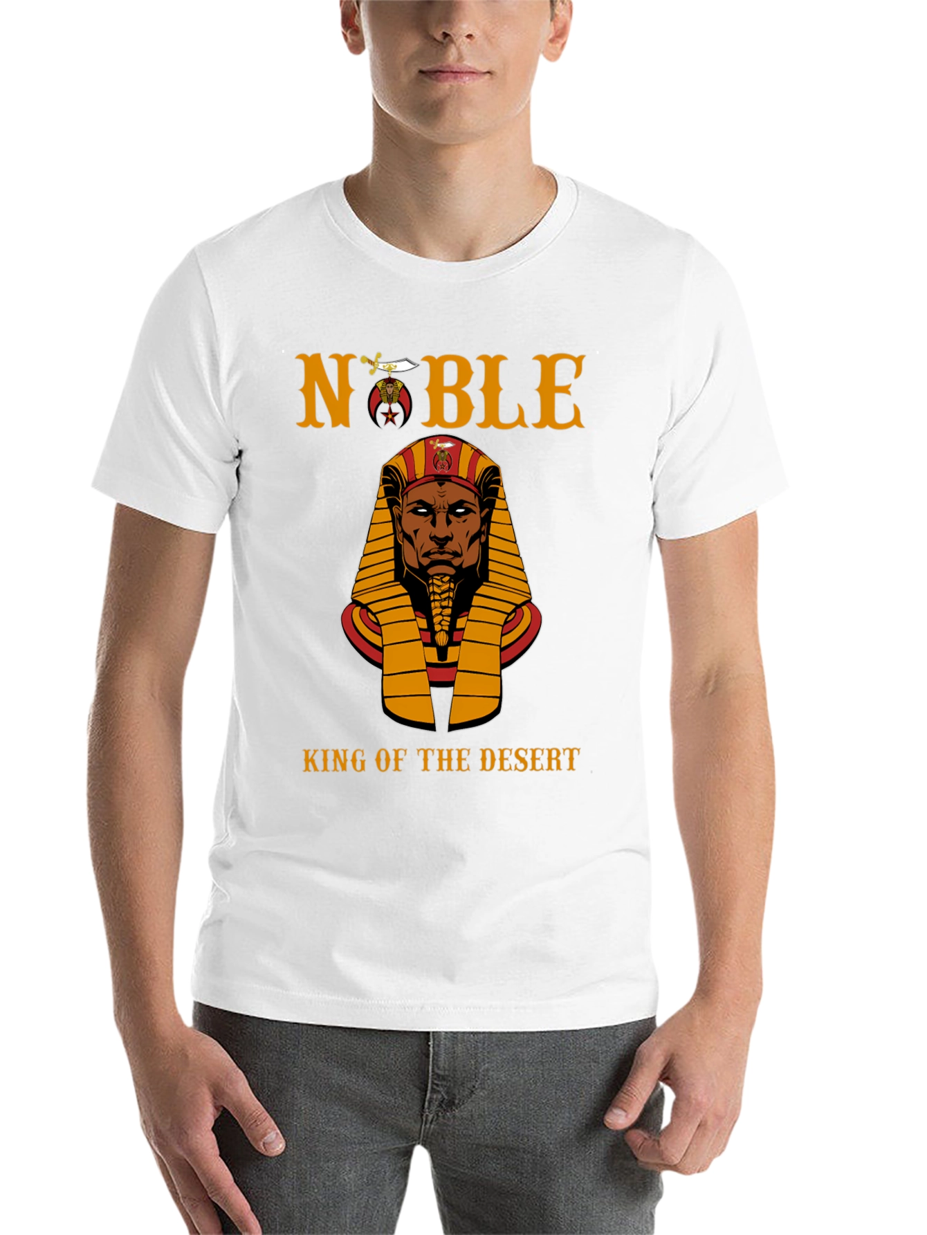 Black Noble King of the Desert T-Shirt - Black view 14