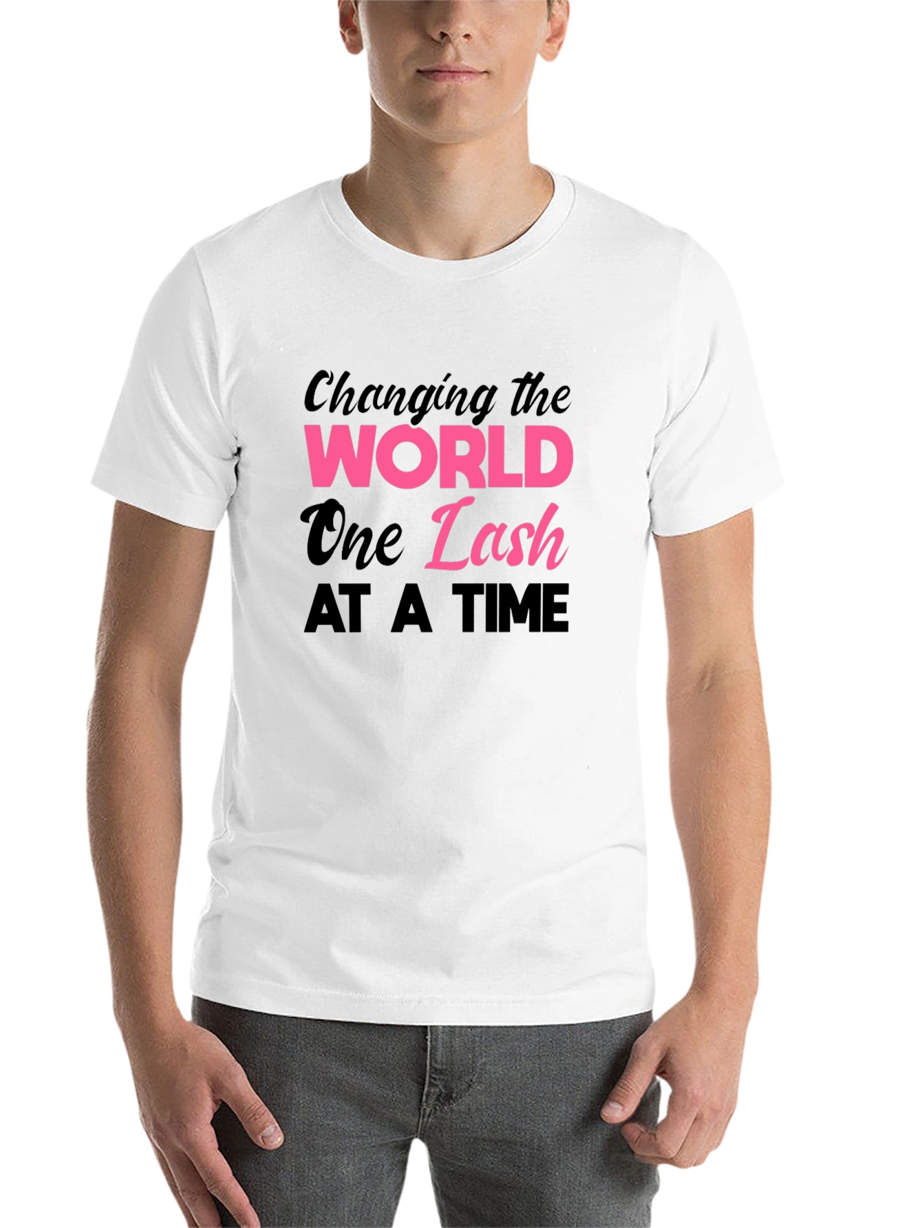 Black Changing the World One Lash at a Time T-Shirt view 14