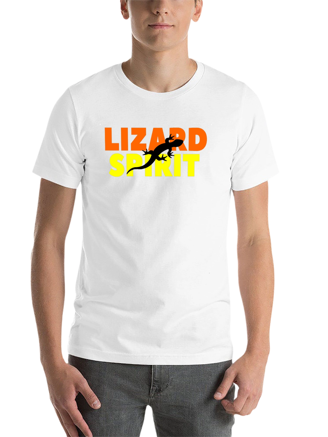 Black Lizard Spirit Graphic Tee - Black Cotton view 14