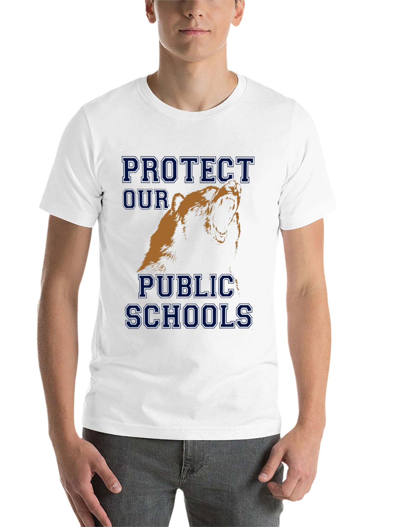 Black Protect Our Public Schools Graphic T-Shirt view 14