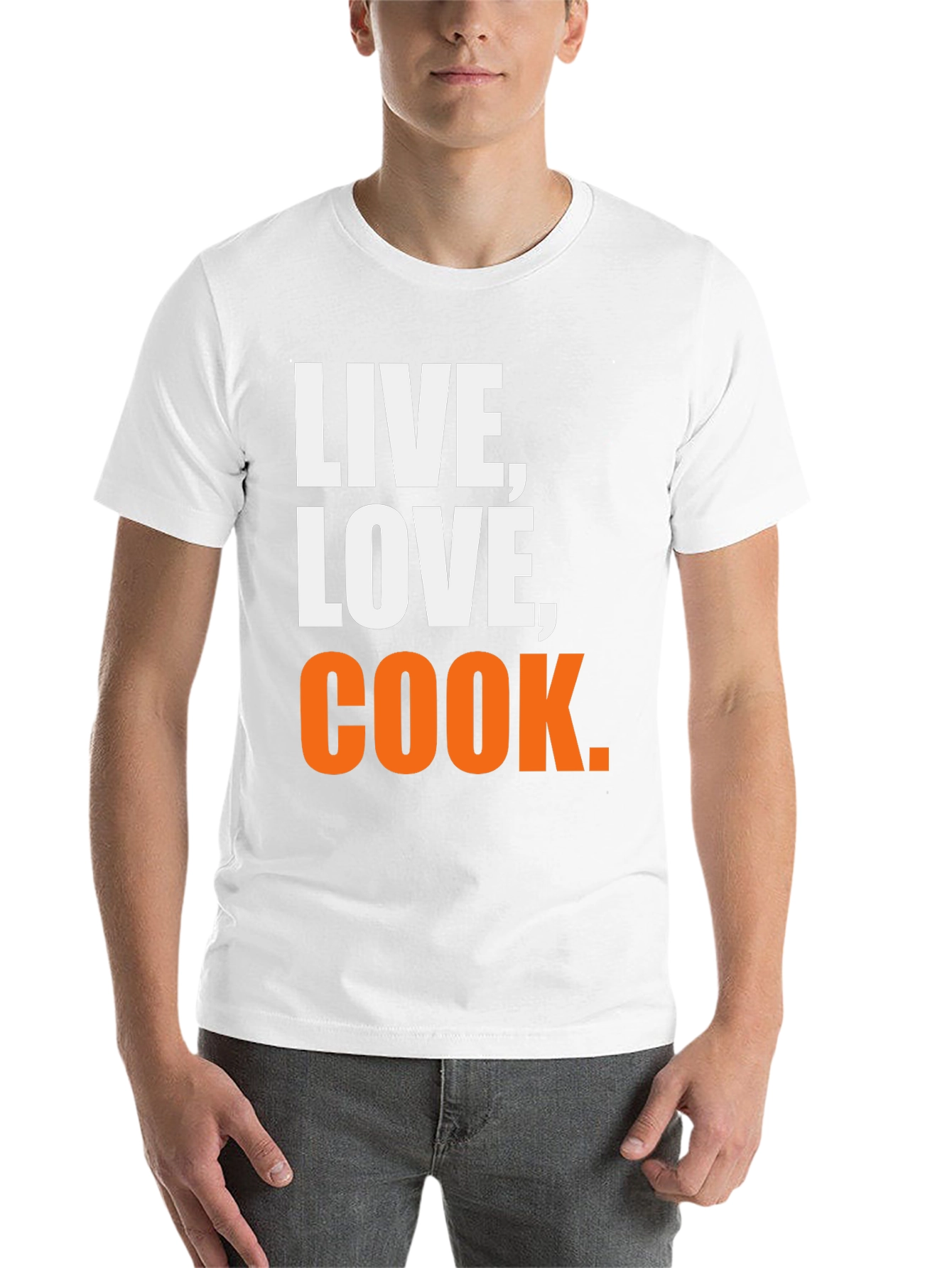 Black Live, Love, Cook Graphic T-Shirt view 14
